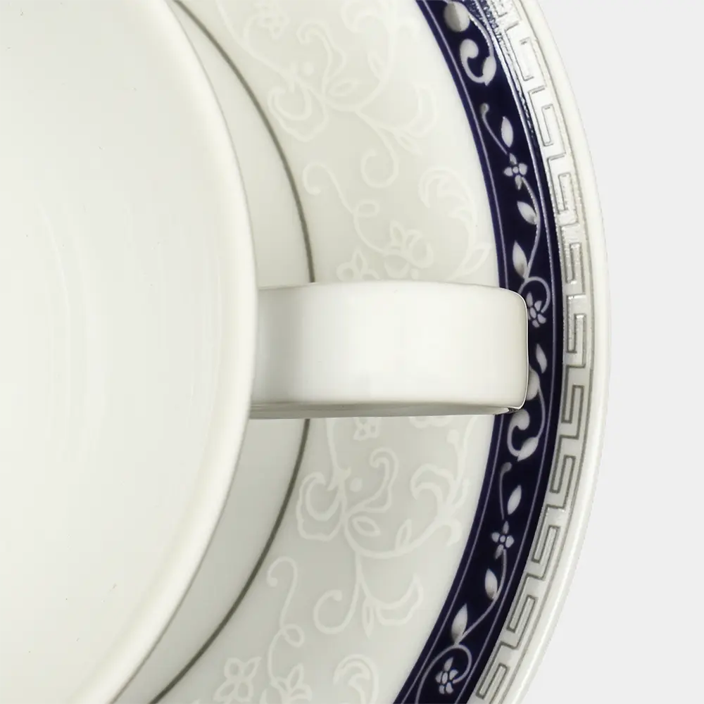 Tea Cup & Saucer 6pc | Blue | Dinole ICHKAN