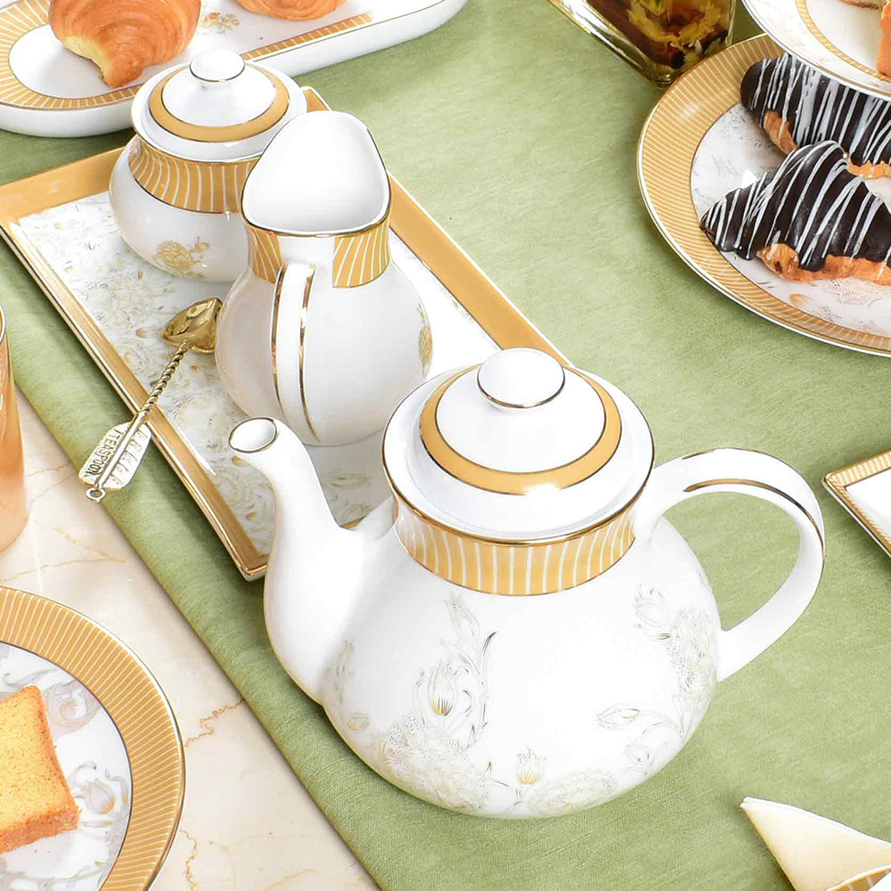 17pc Tea Set | Yellow | Mustard iris ICHKAN by Day To Day
