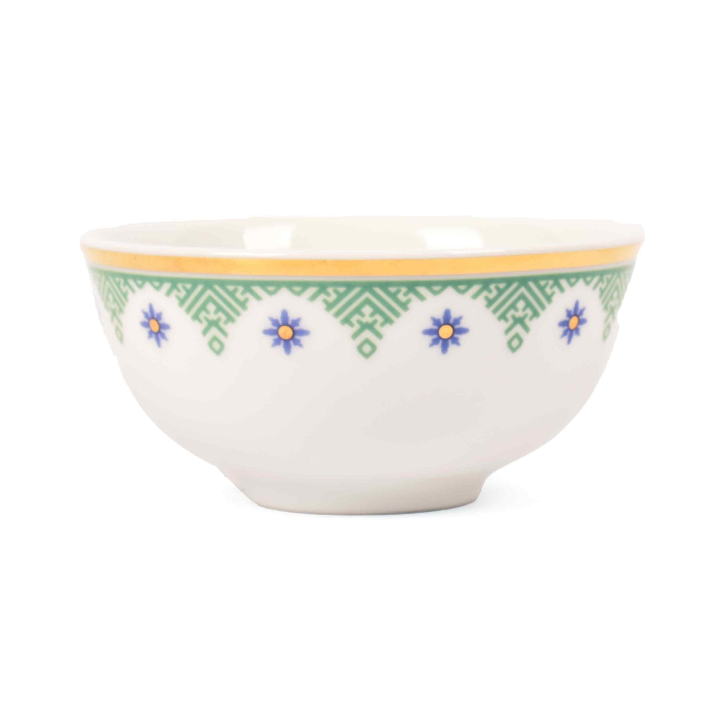 33 pc Dankotuwa Sri Lanka Dinner set | Green | Isabella Gold ICHKAN