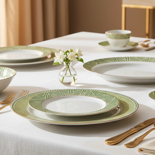 21 pc Dinner set | Green | Verde ICHKAN by Day To Day