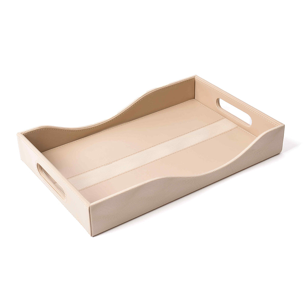 Rectangle Serving Tray Set of 2 | Beige | Wave ICHKAN by Day To Day