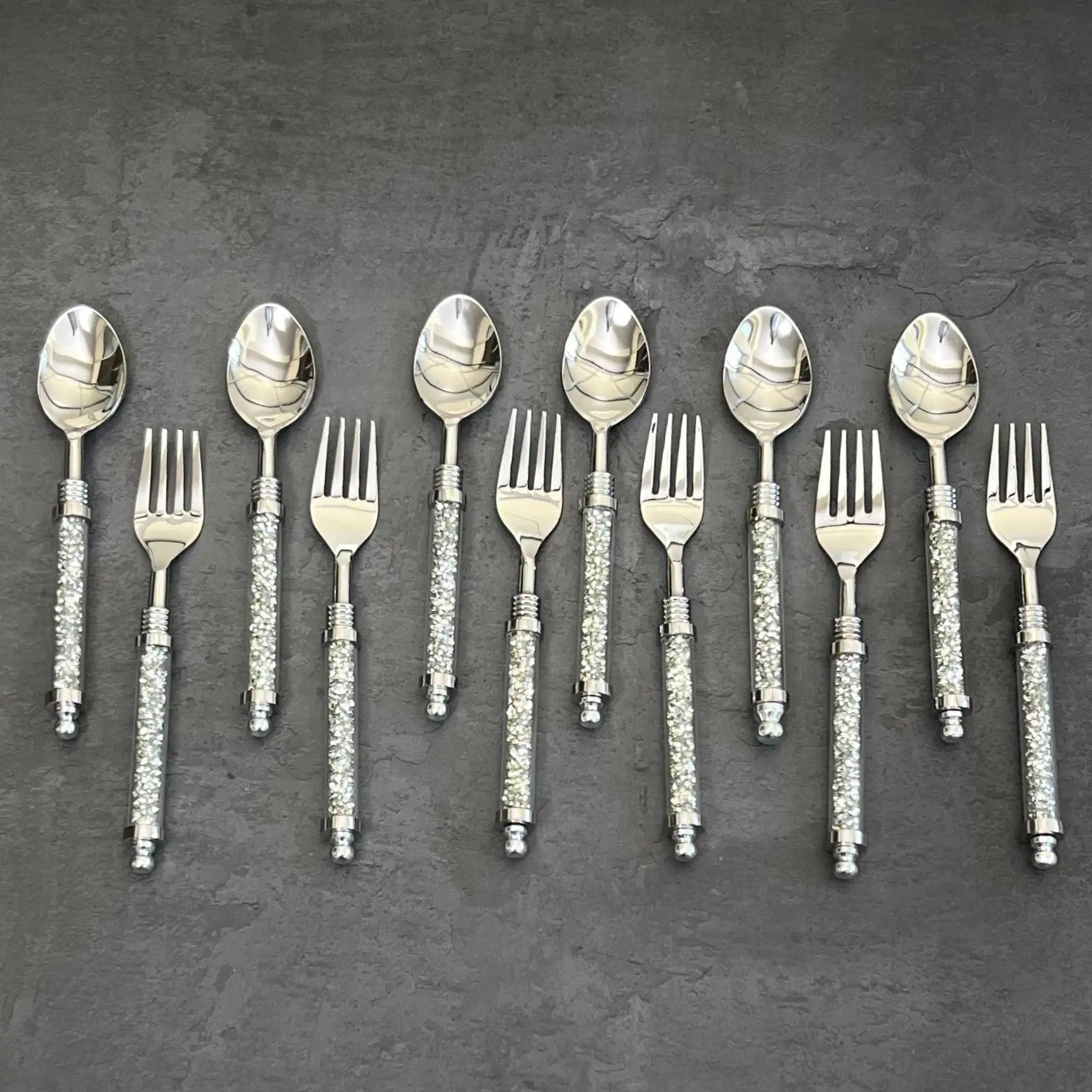 Night Shimmer - Cutlery Set of 12 Ichkan