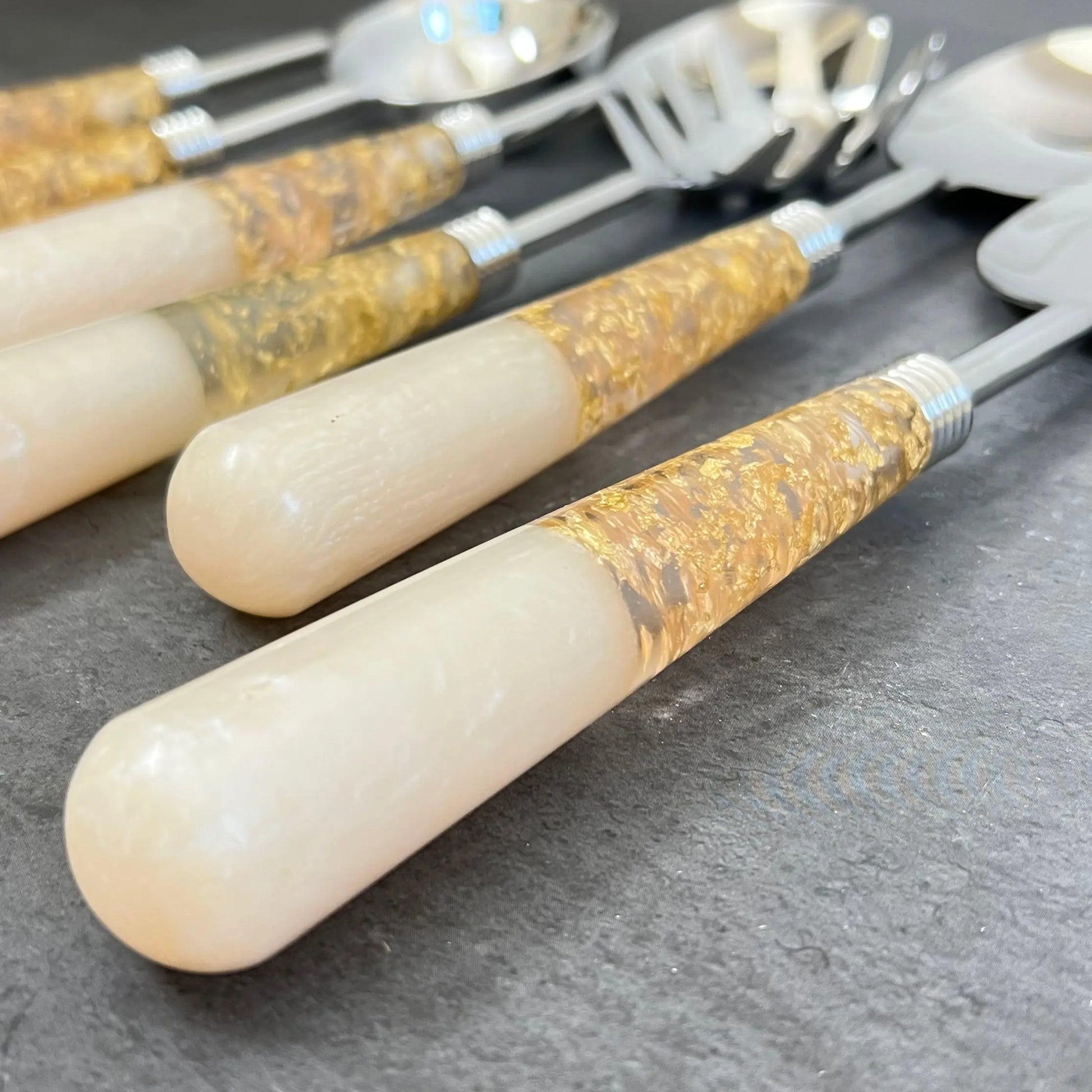 Makrana-Serving Spoon Set Ichkan