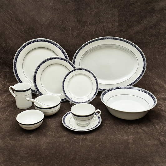39 pc Dinner set | Blue | Dinole ICHKAN