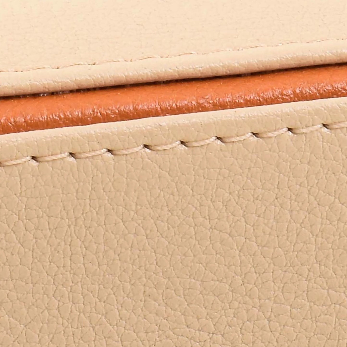 Leatherette Curve Tissue Holder | Beige | Axis 2.0 ICHKAN