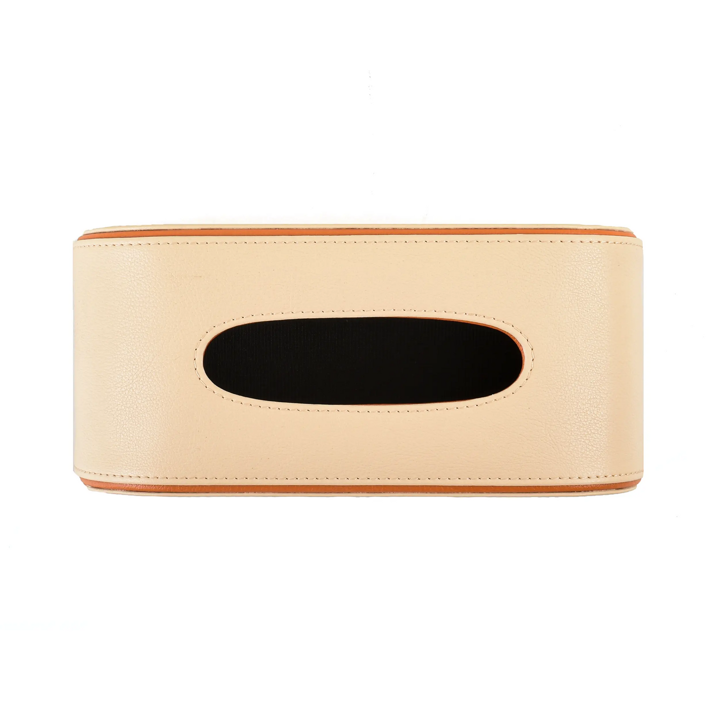 Leatherette Curve Tissue Holder | Beige | Axis 2.0 ICHKAN