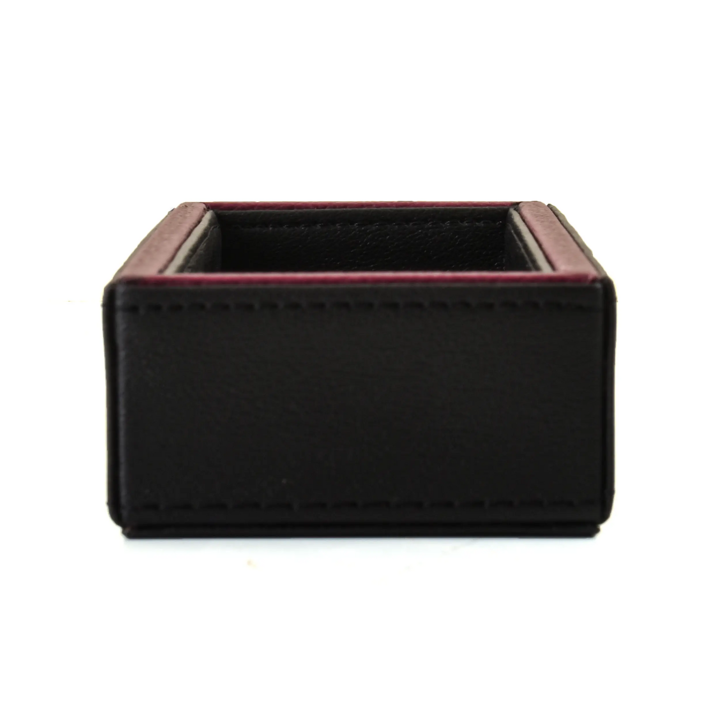 Leatherette Rectangle Long Cutlery Tray | Black | Axis 2.0 ICHKAN
