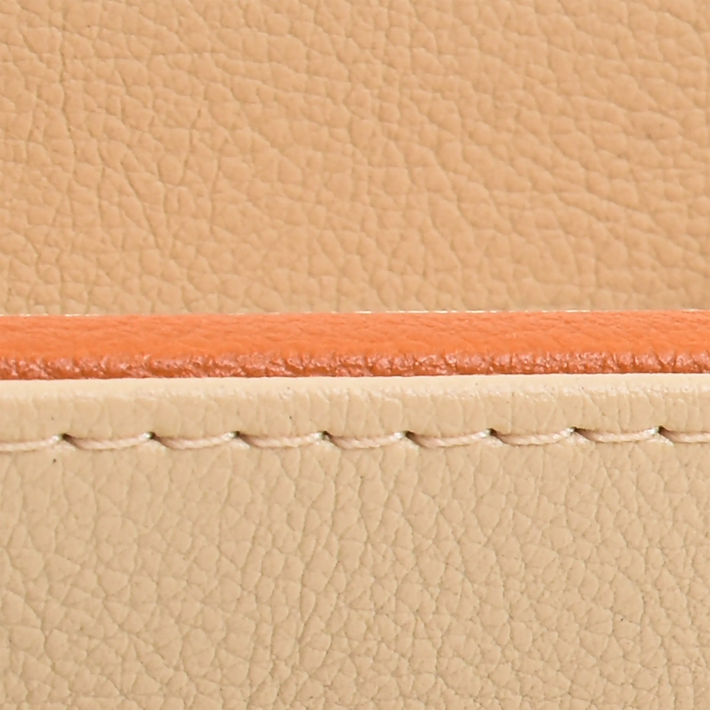 Leatherette Rectangle Long Cutlery Tray | Beige | Axis 2.0 ICHKAN