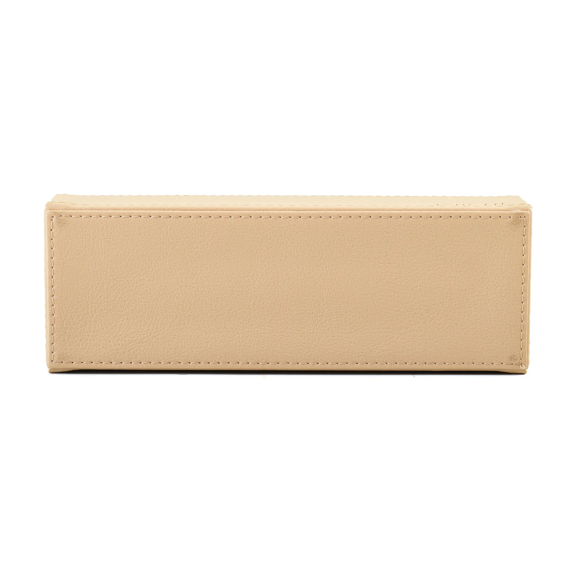 Leatherette Rectangle Long Cutlery Tray | Beige | Axis 2.0 ICHKAN