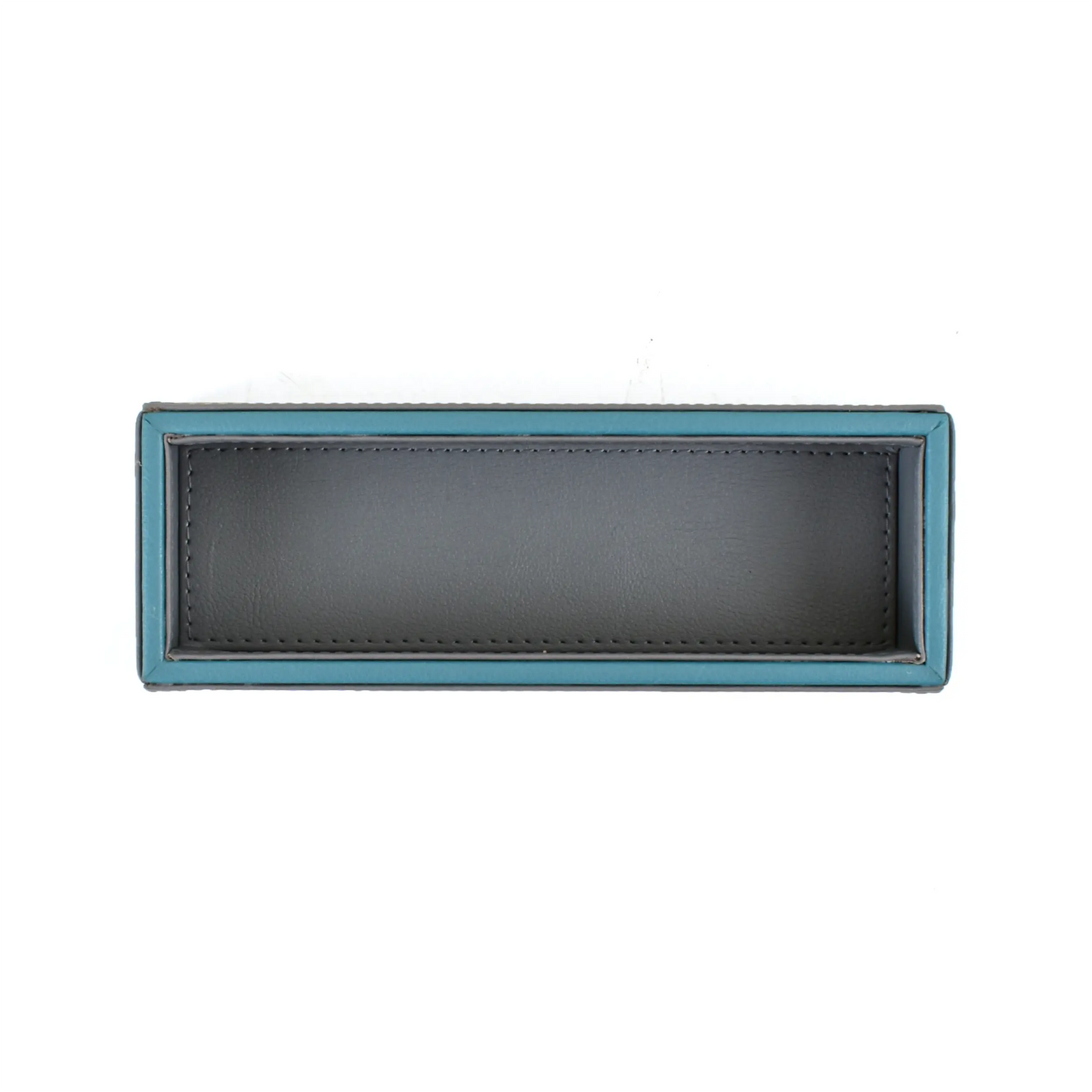 Leatherette Rectangle Long Cutlery Tray | Grey | Axis 2.0 ICHKAN