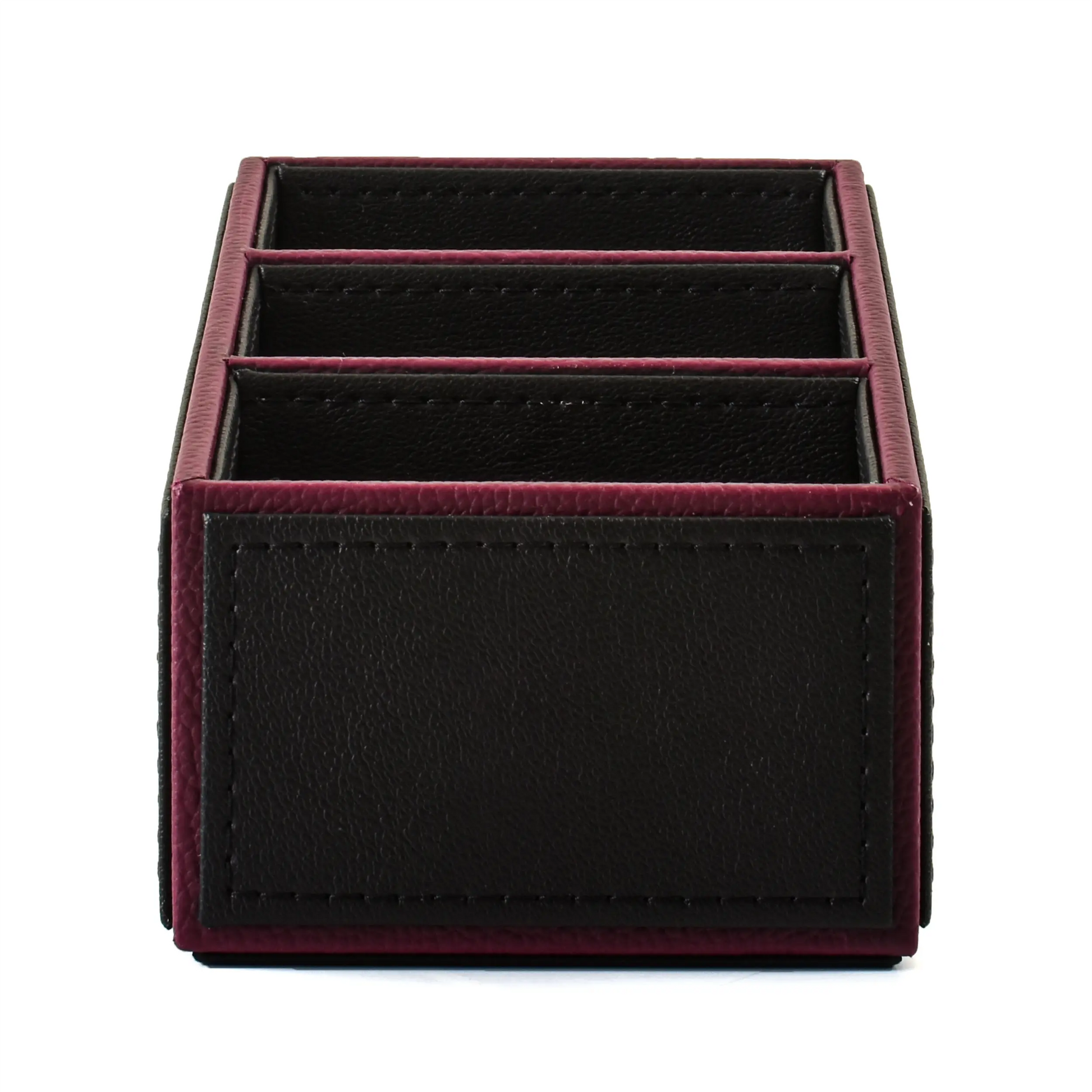 Leatherette Desk/Remote Organiser | Black | Axis 2.0 ICHKAN