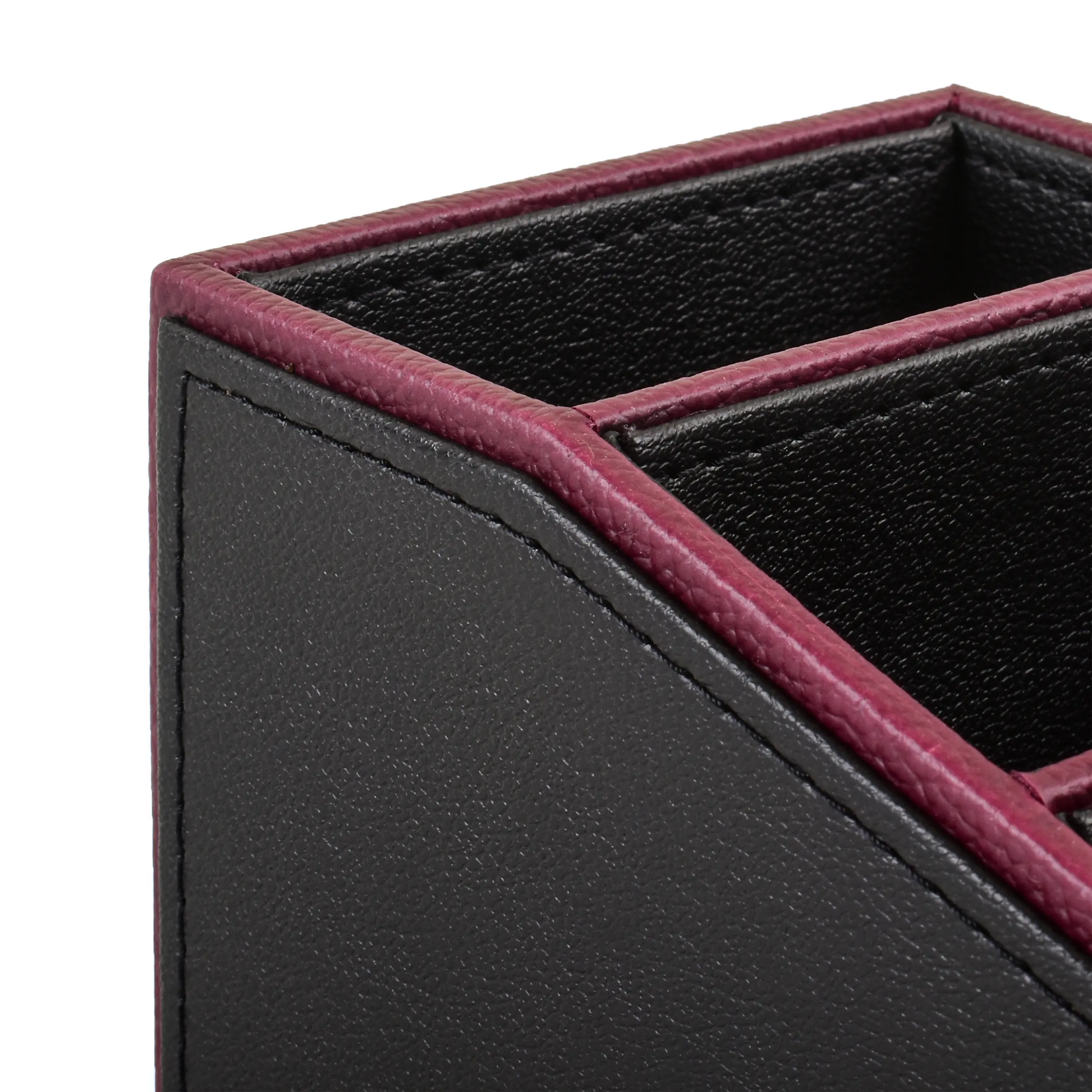 Leatherette Desk/Remote Organiser | Black | Axis 2.0 ICHKAN