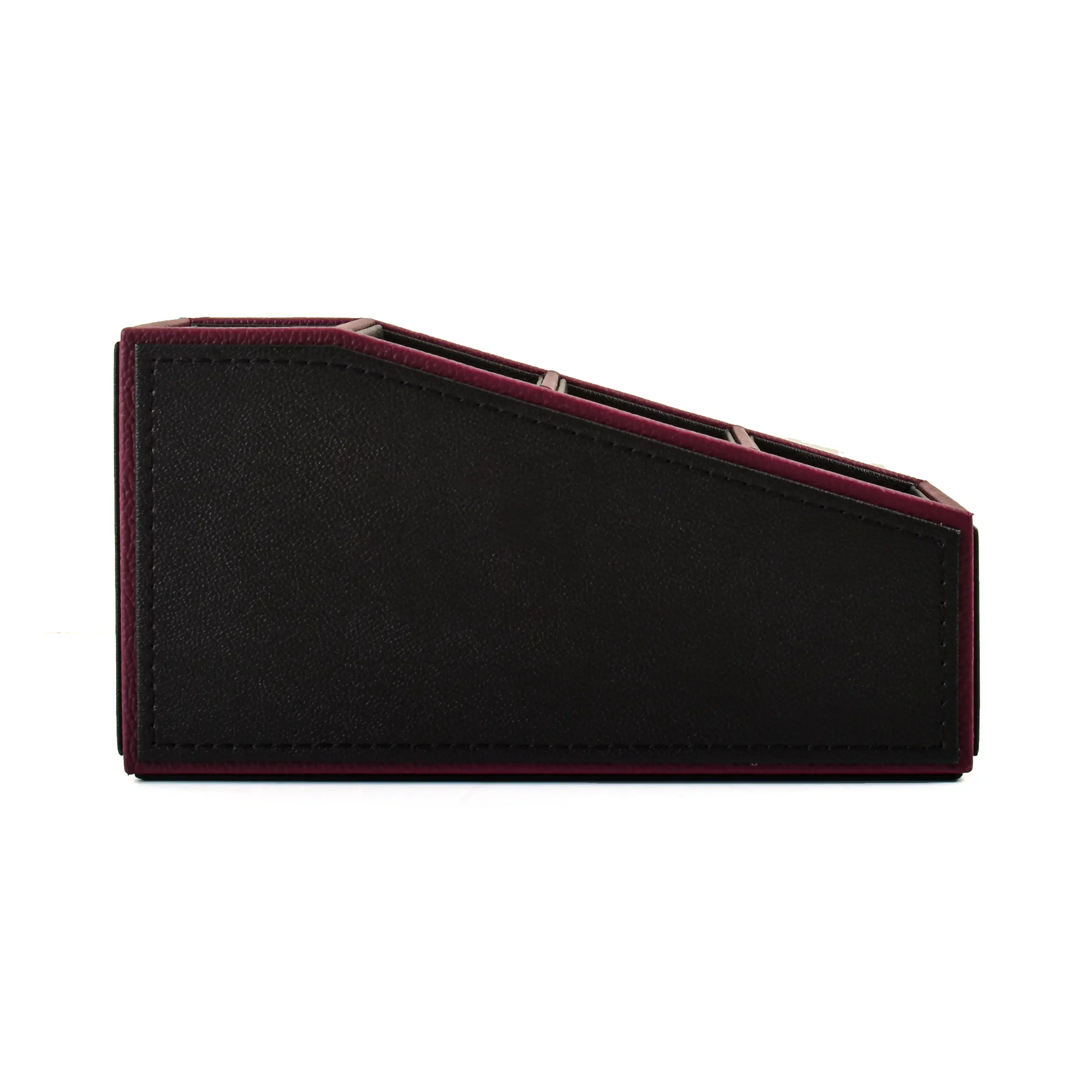Leatherette Desk/Remote Organiser | Black | Axis 2.0 ICHKAN