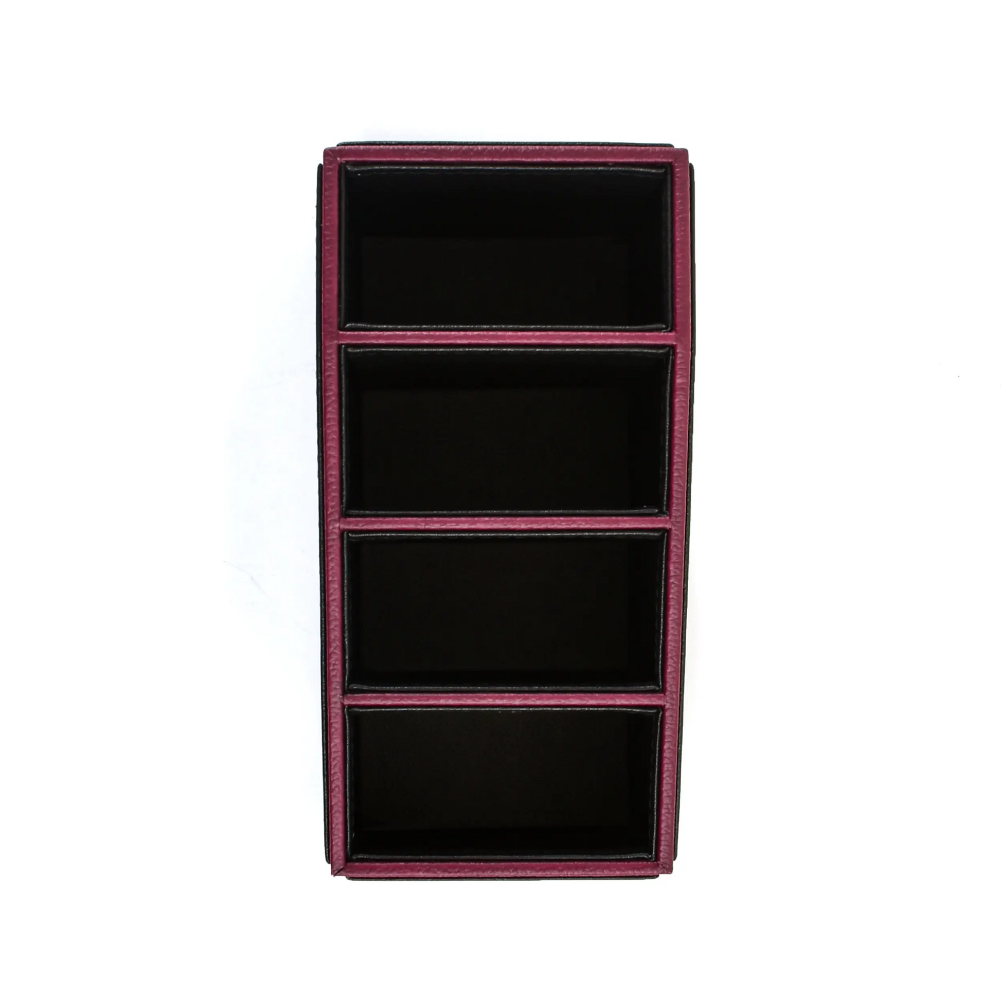 Leatherette Desk/Remote Organiser | Black | Axis 2.0 ICHKAN