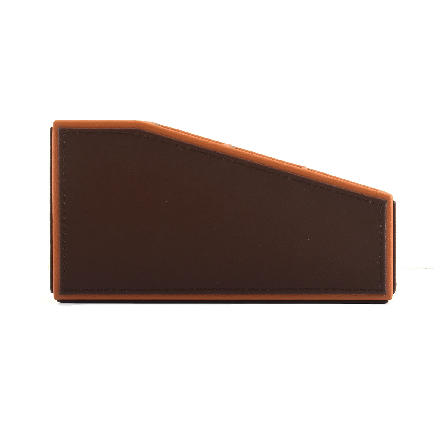Leatherette Desk/Remote Organiser | Dark Brown | Axis 2.0 ICHKAN