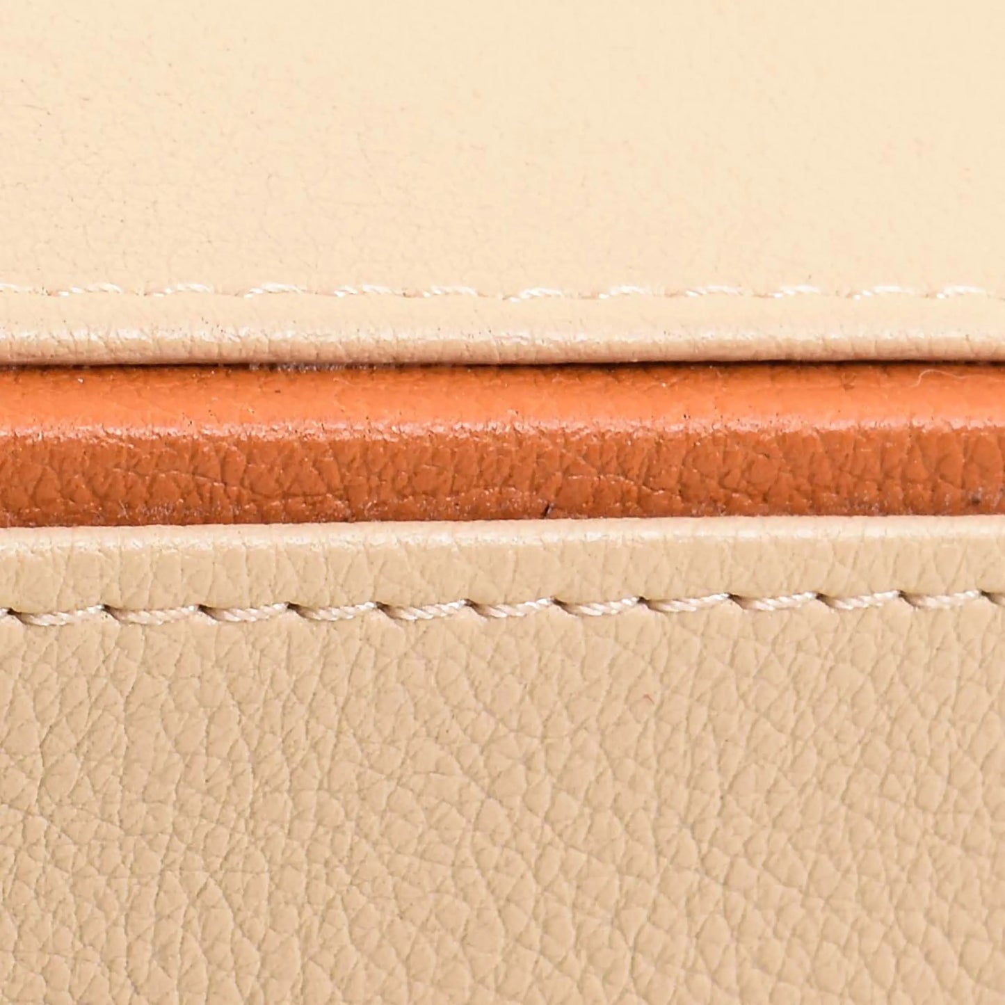 Leatherette Rectangle Tissue Box Holder | Beige | Axis 2.0 ICHKAN