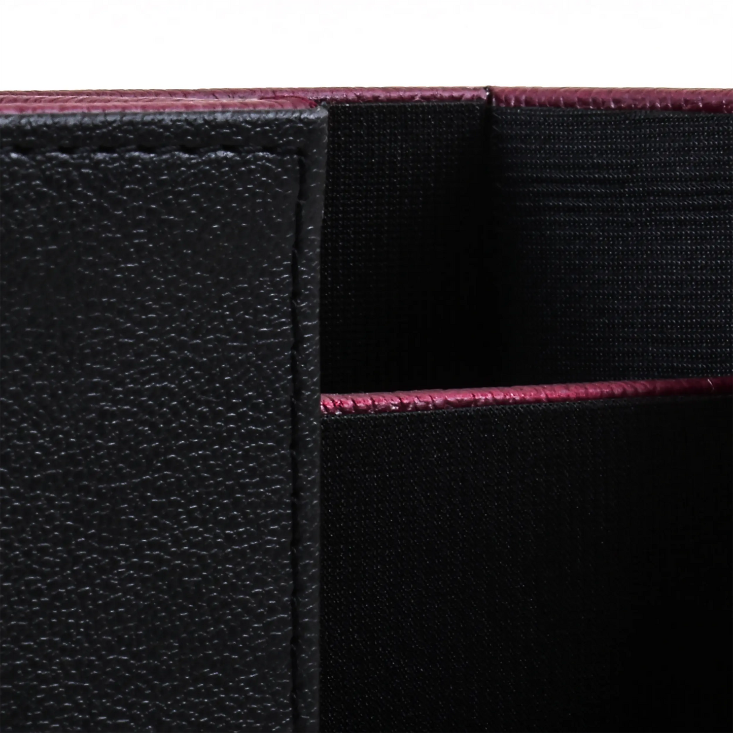 Leatherette Remote/Stationery Holder | Black | Axis 2.0 ICHKAN