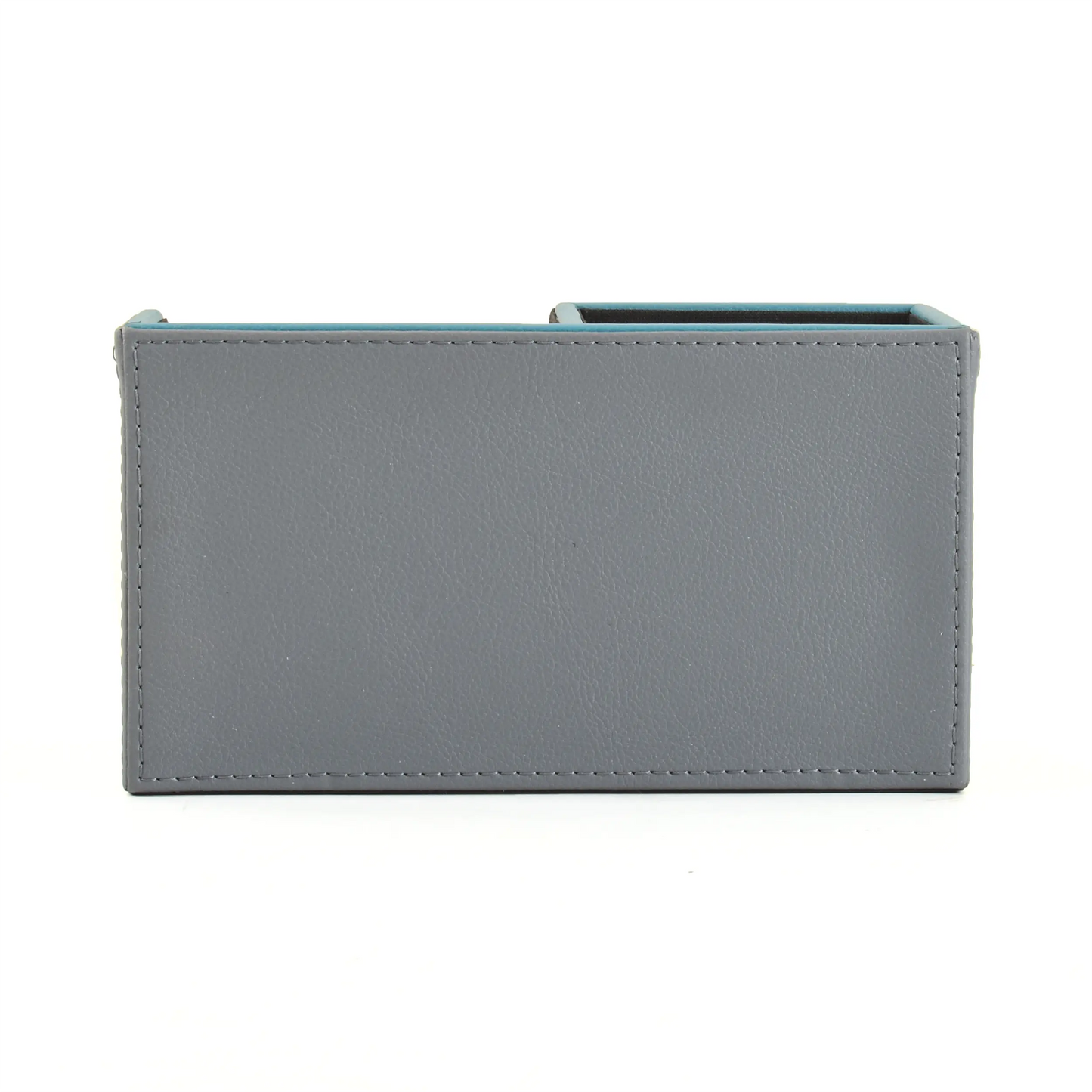 Leatherette Remote/Stationery Holder | Grey | Axis 2.0 ICHKAN