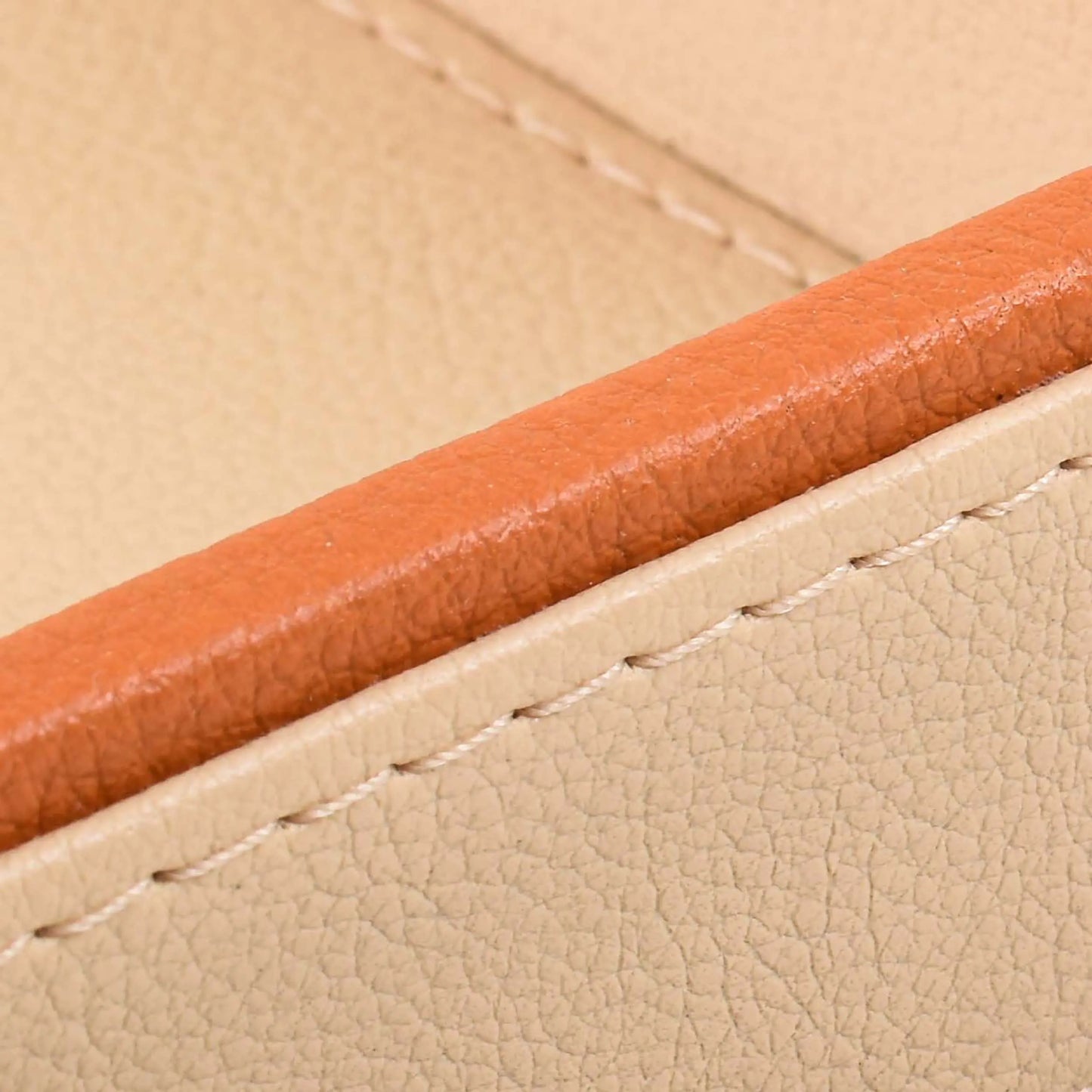 Leatherette Towel/Vanity Tray | Beige | Axis 2.0 ICHKAN