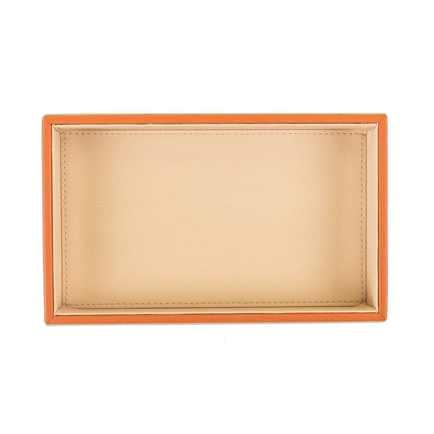 Leatherette Towel/Vanity Tray | Beige | Axis 2.0 ICHKAN
