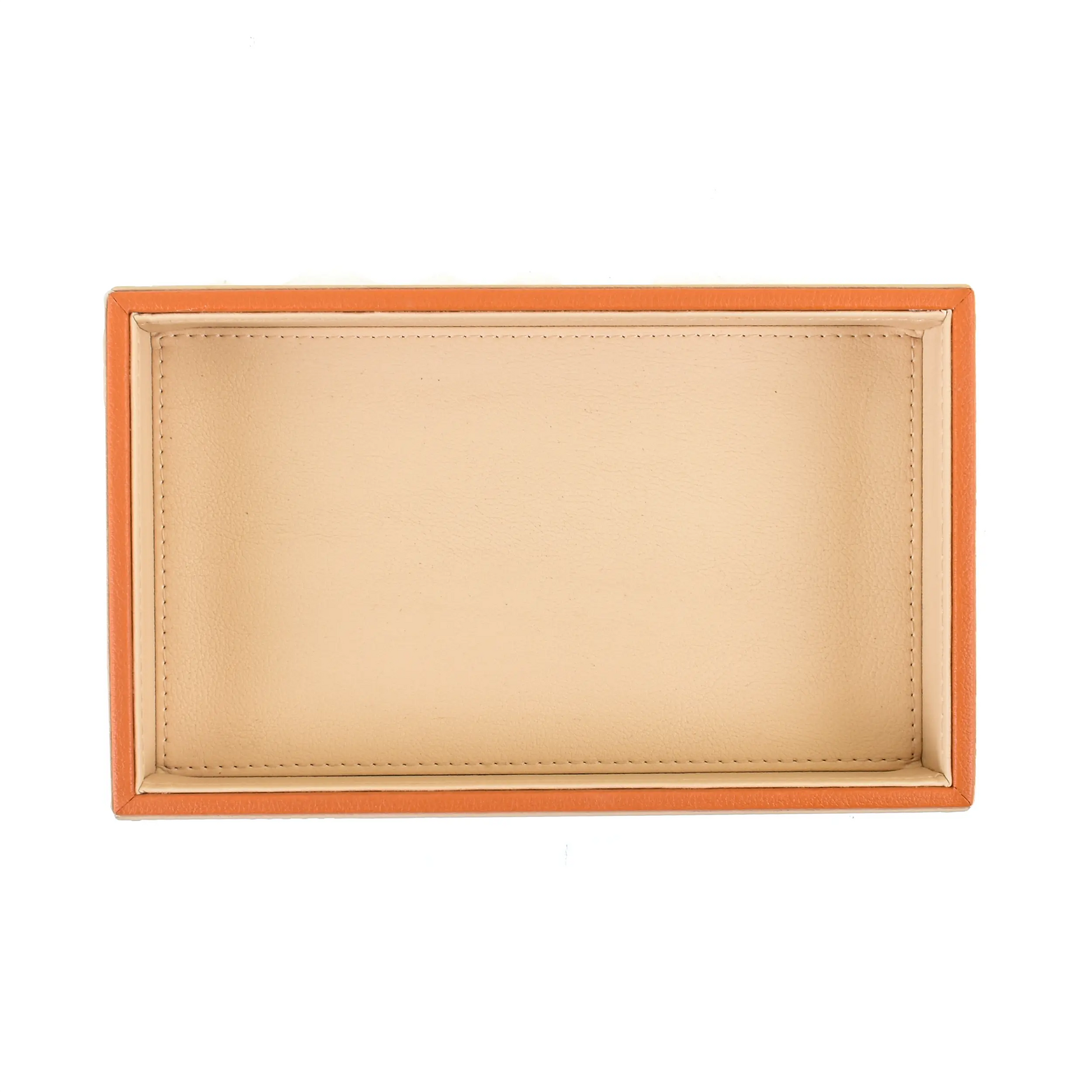 Leatherette Towel/Vanity Tray | Beige | Axis 2.0 ICHKAN