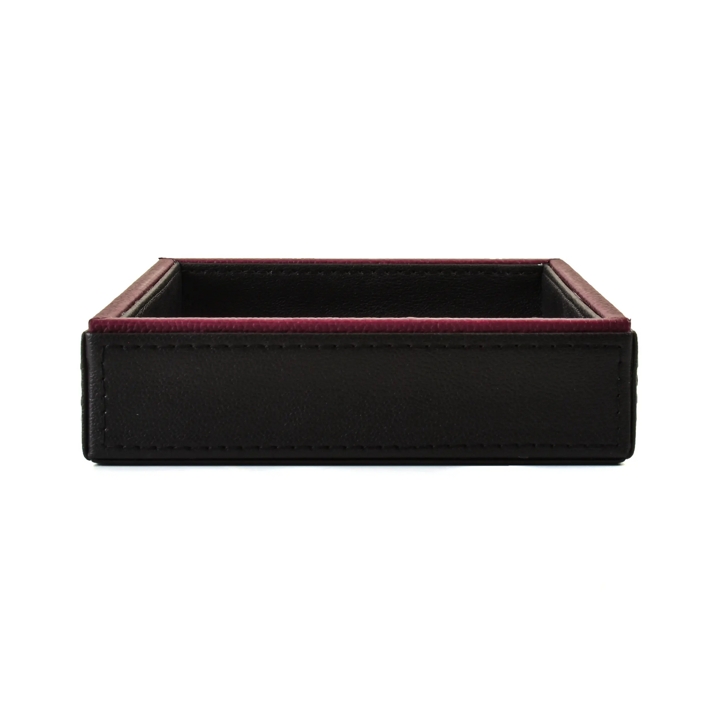 Leatherette Towel/Vanity Tray | Black | Axis 2.0 ICHKAN