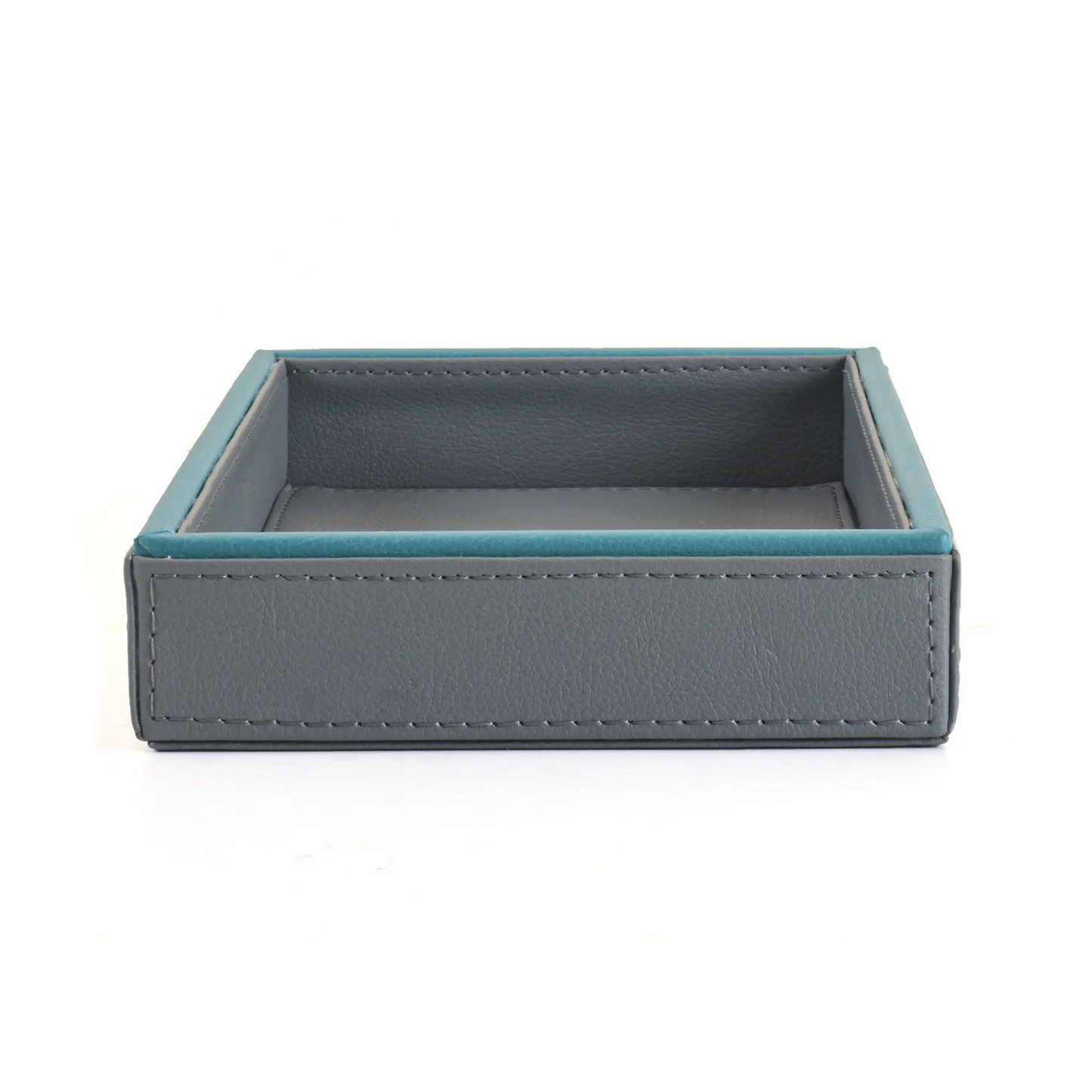Leatherette Towel/Vanity Tray | Grey | Axis 2.0 ICHKAN