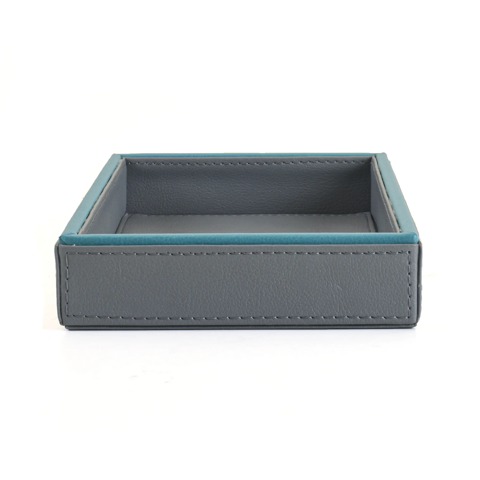 Leatherette Towel/Vanity Tray | Grey | Axis 2.0 ICHKAN