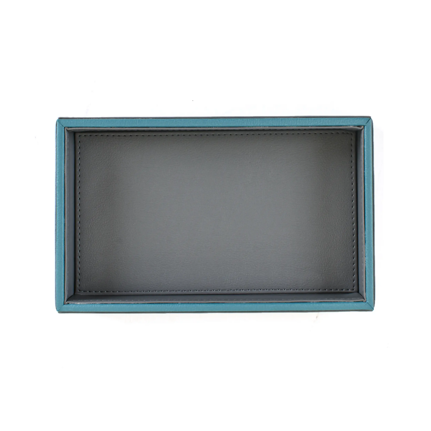 Leatherette Towel/Vanity Tray | Grey | Axis 2.0 ICHKAN