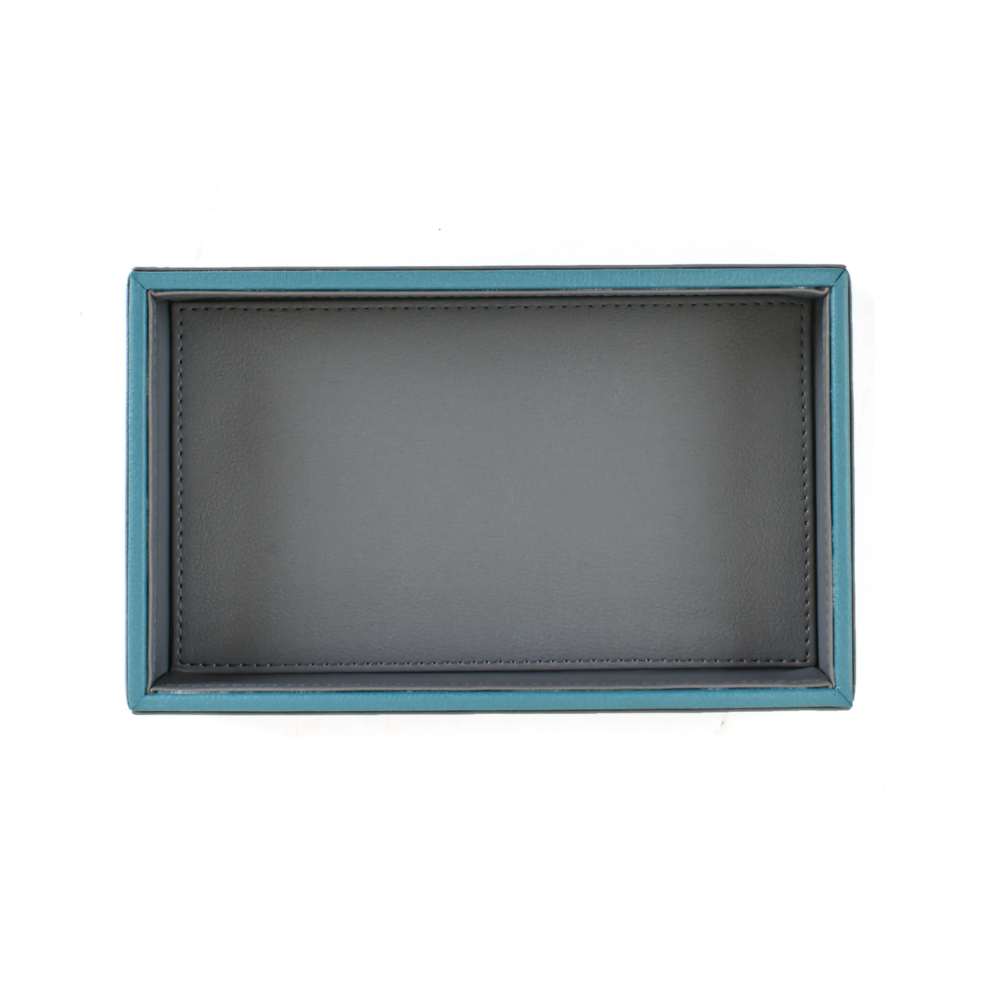 Leatherette Towel/Vanity Tray | Grey | Axis 2.0 ICHKAN