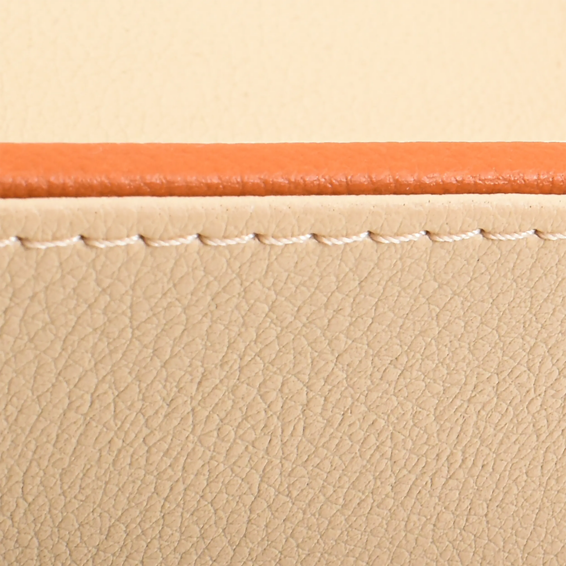 Leatherette Rectangle Serving Tray Set of 2 | Beige | Axis 2.0 ICHKAN