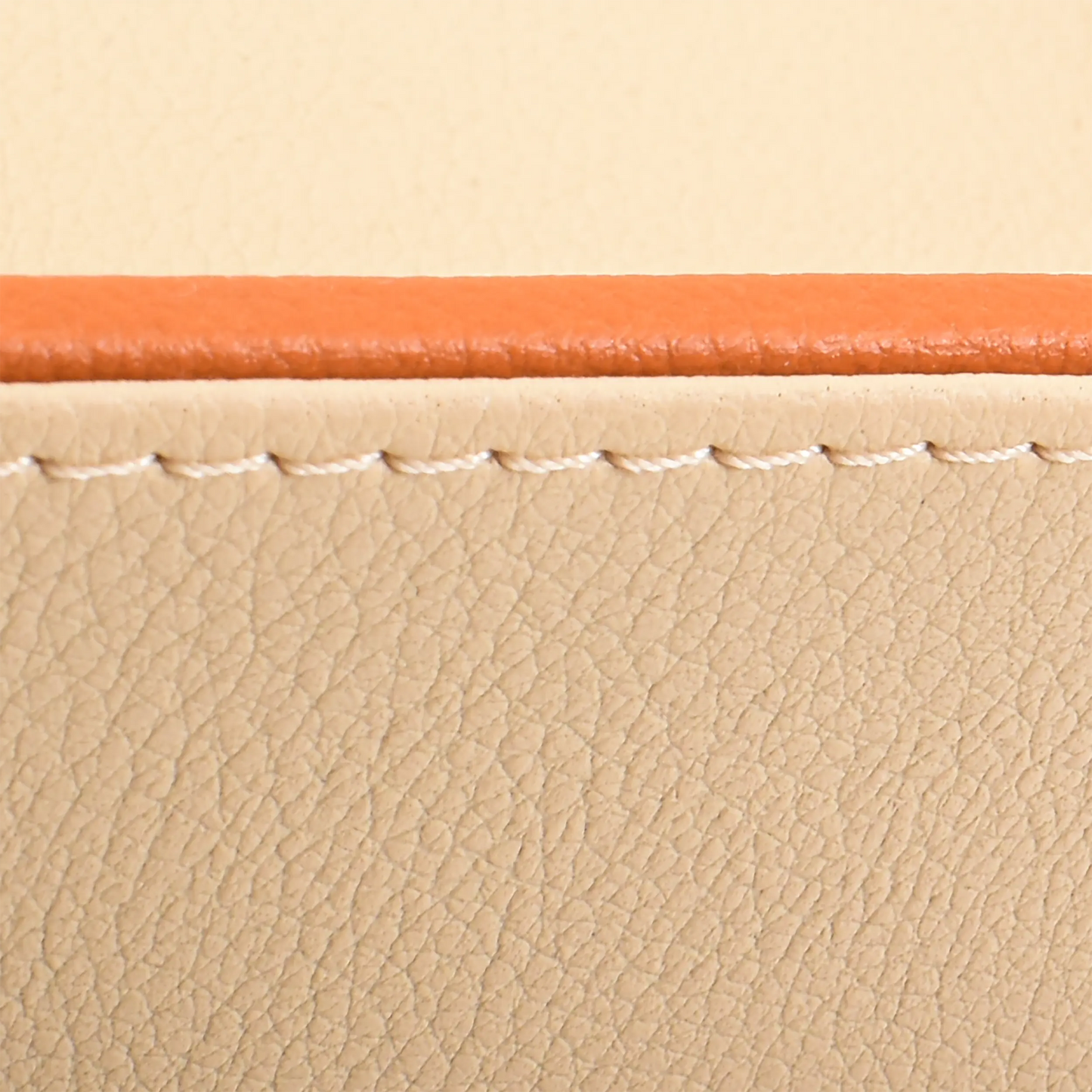 Leatherette Rectangle Serving Tray Small | Beige | Axis 2.0 ICHKAN