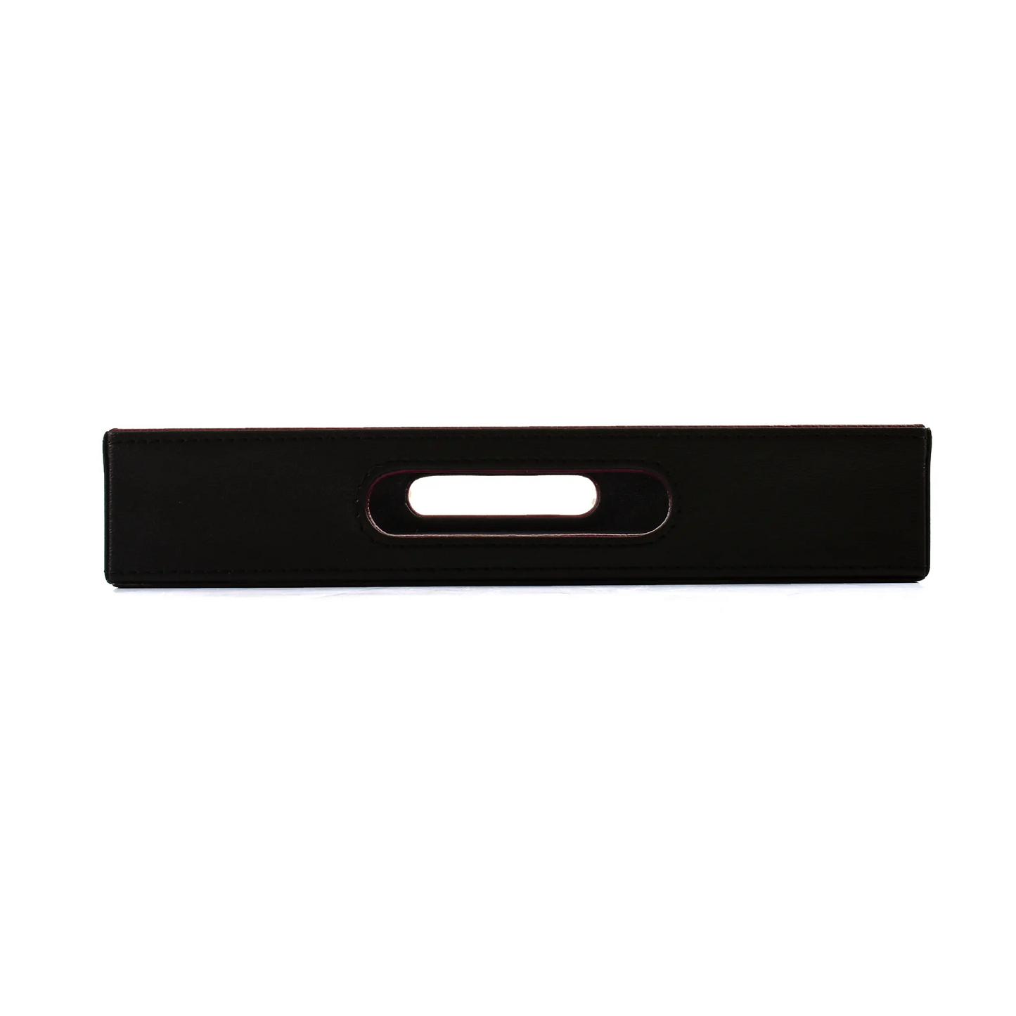 Leatherette Rectangle Serving Tray Set of 2 | Black | Axis 2.0 ICHKAN