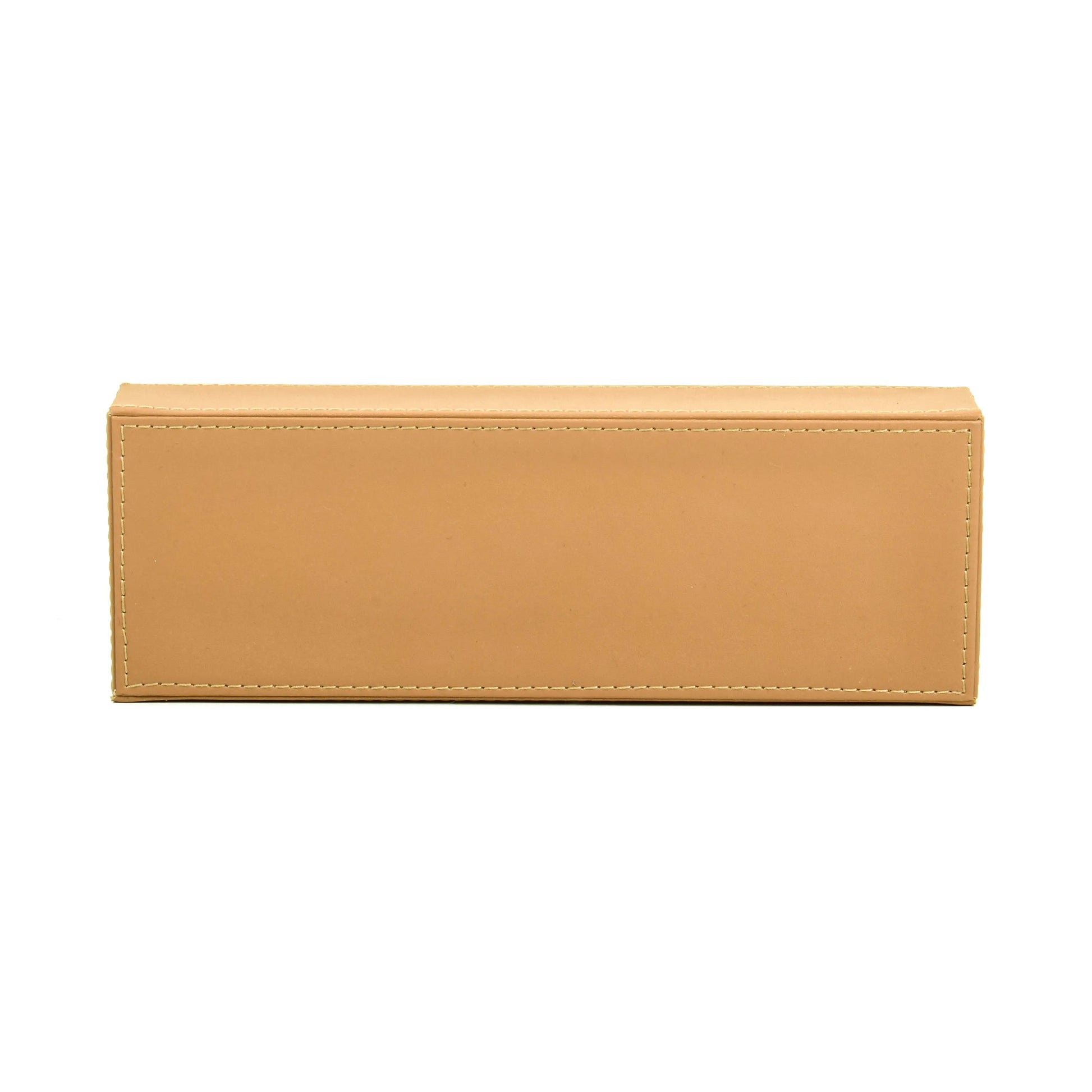 Leatherette Rectangle Long Cutlery Tray | Camel | Axis ICHKAN