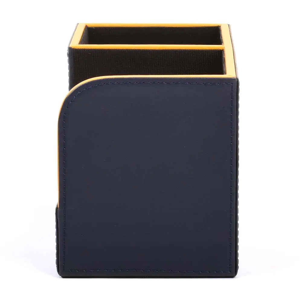 Leatherette Remote/Stationery Holder | Blue | Axis ICHKAN