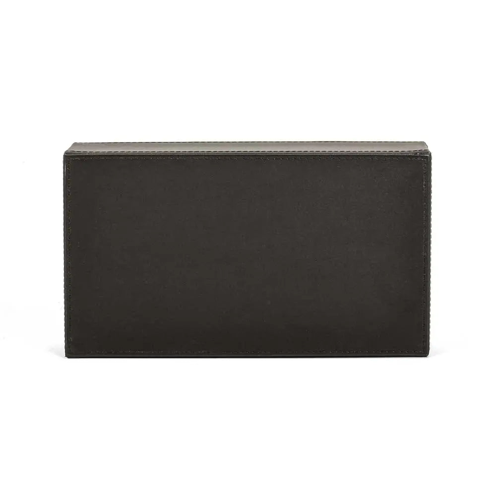 Leatherette Towel/Vanity Tray | Black | Axis ICHKAN