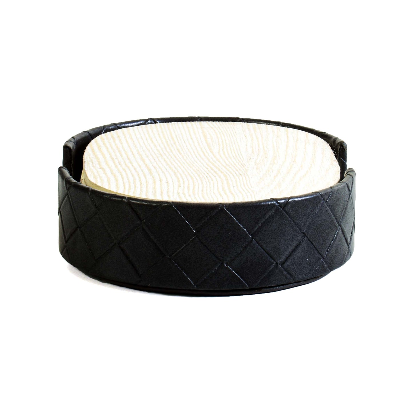 Leatherette Coasters Set of 6 | Grey | Capsule Ichkan
