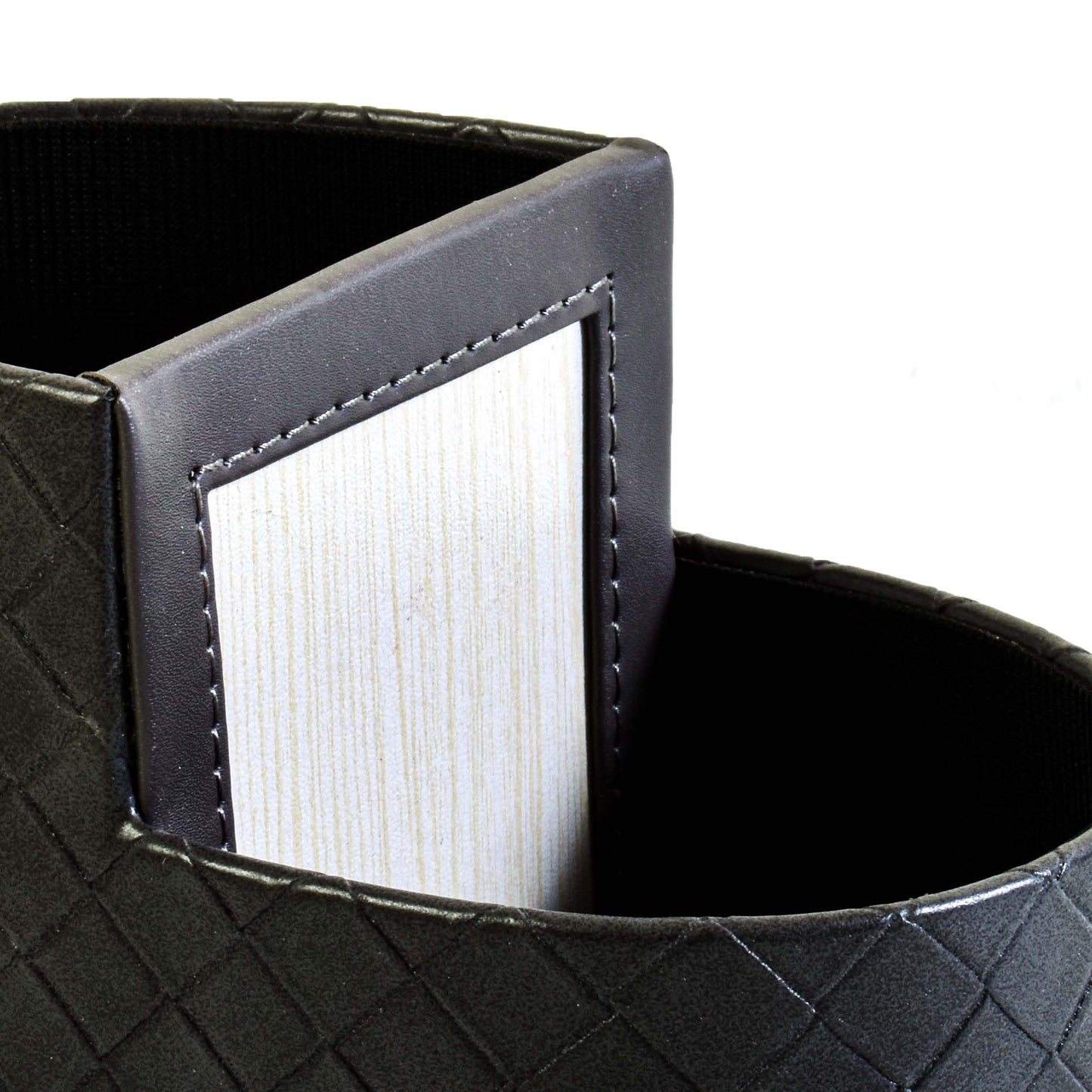 Leatherette Cutlery/Cosmetics Holder | Grey | Capsule Ichkan