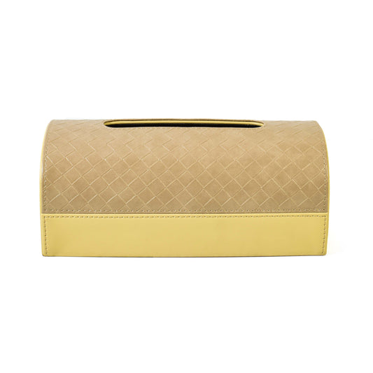 Leatherette Tissue Box Holder | Ivory | Capsule Ichkan