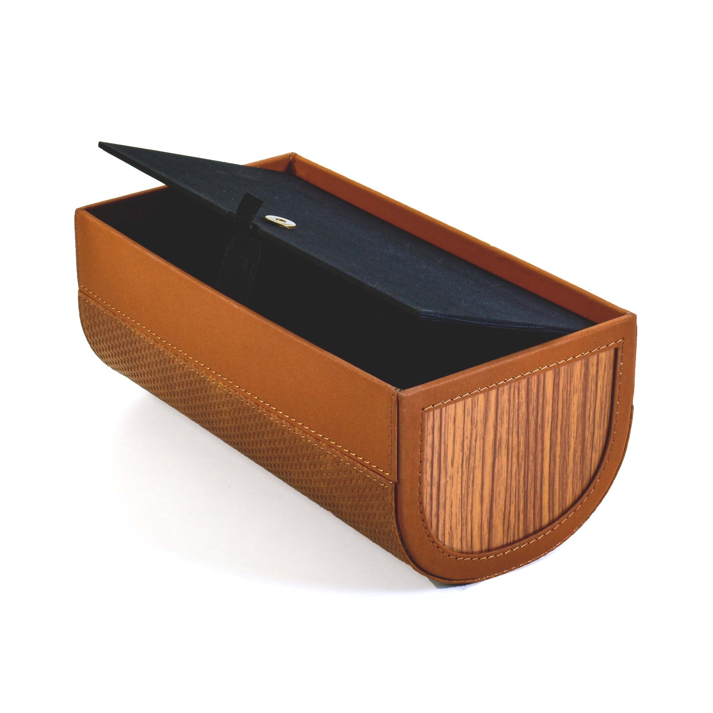 Leatherette Tissue Box Holder | Tan | Capsule Ichkan