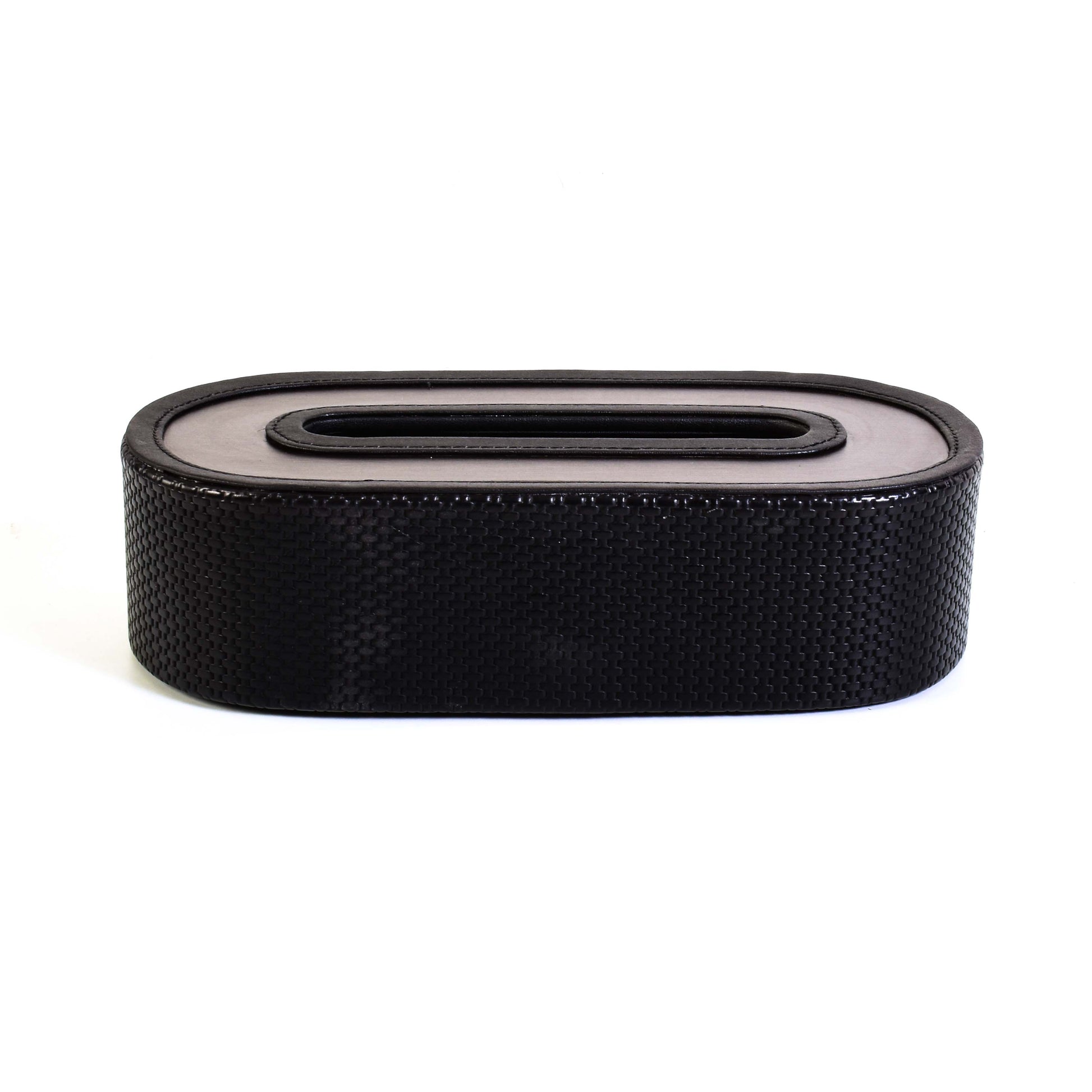 Leatherette Tissue Holder | Black | Capsule Ichkan