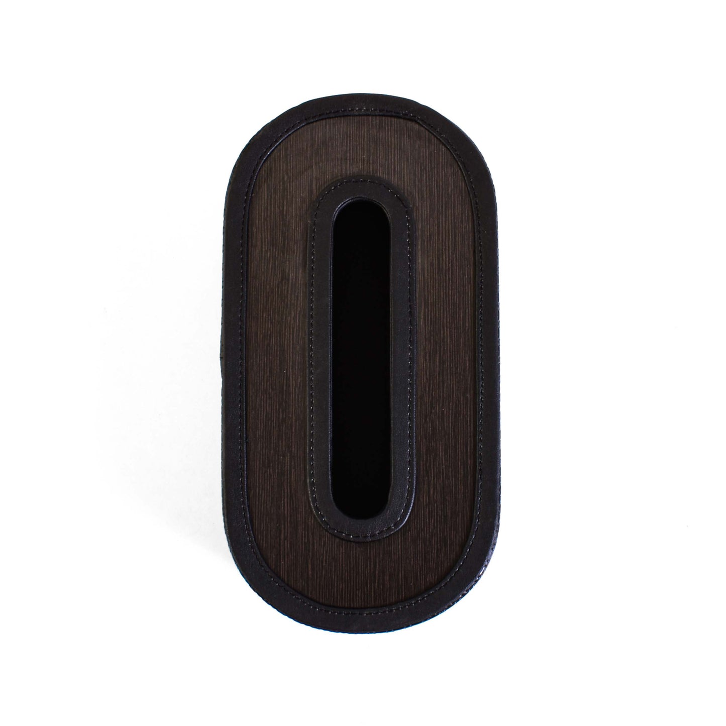 Leatherette Tissue Holder | Black | Capsule Ichkan