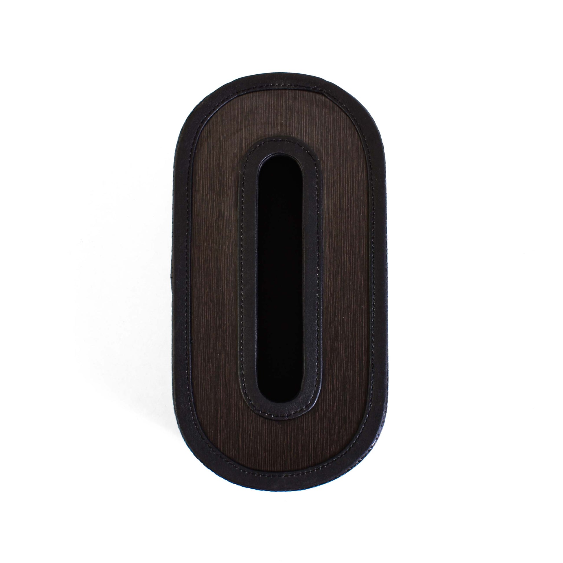 Leatherette Tissue Holder | Black | Capsule Ichkan
