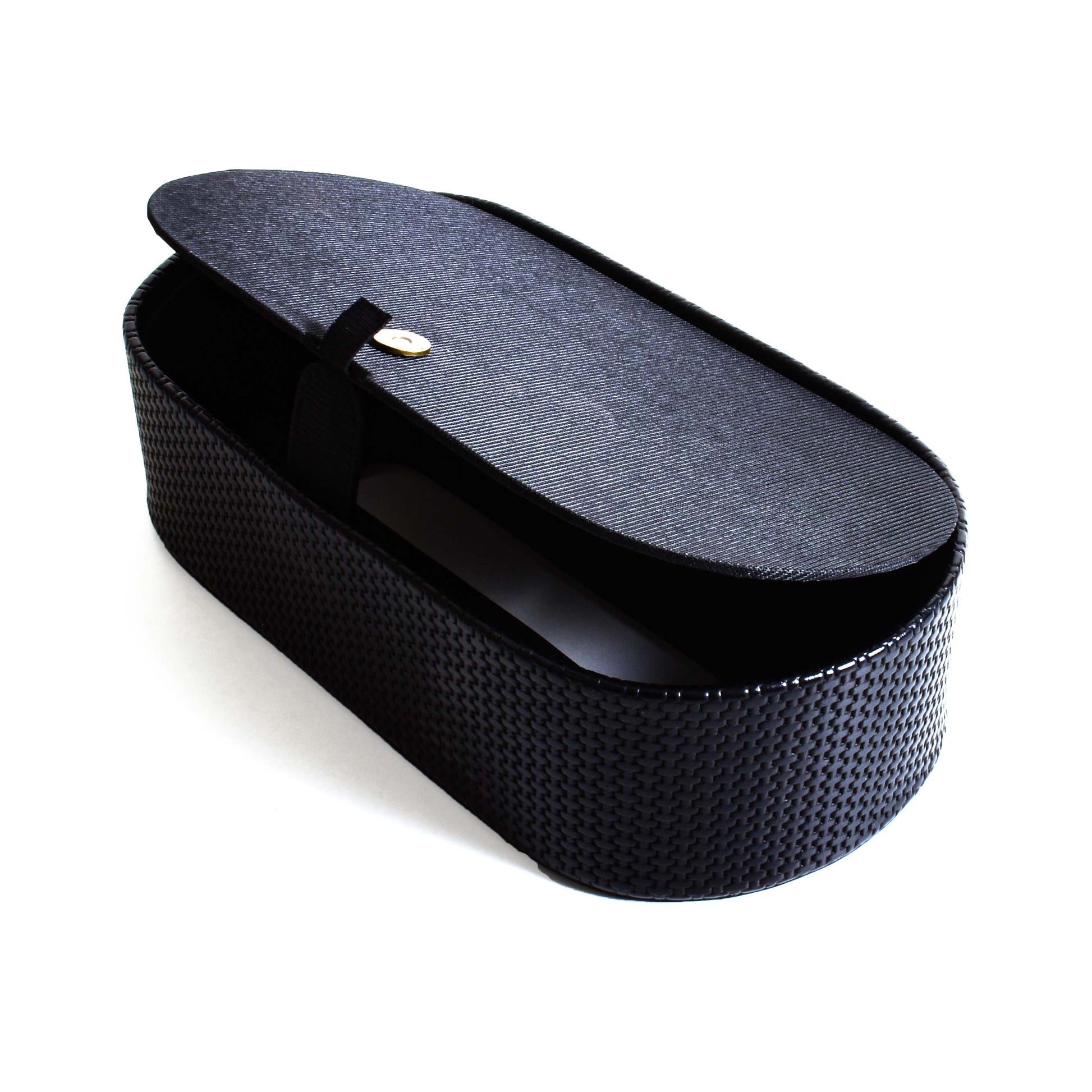 Leatherette Tissue Holder | Black | Capsule Ichkan