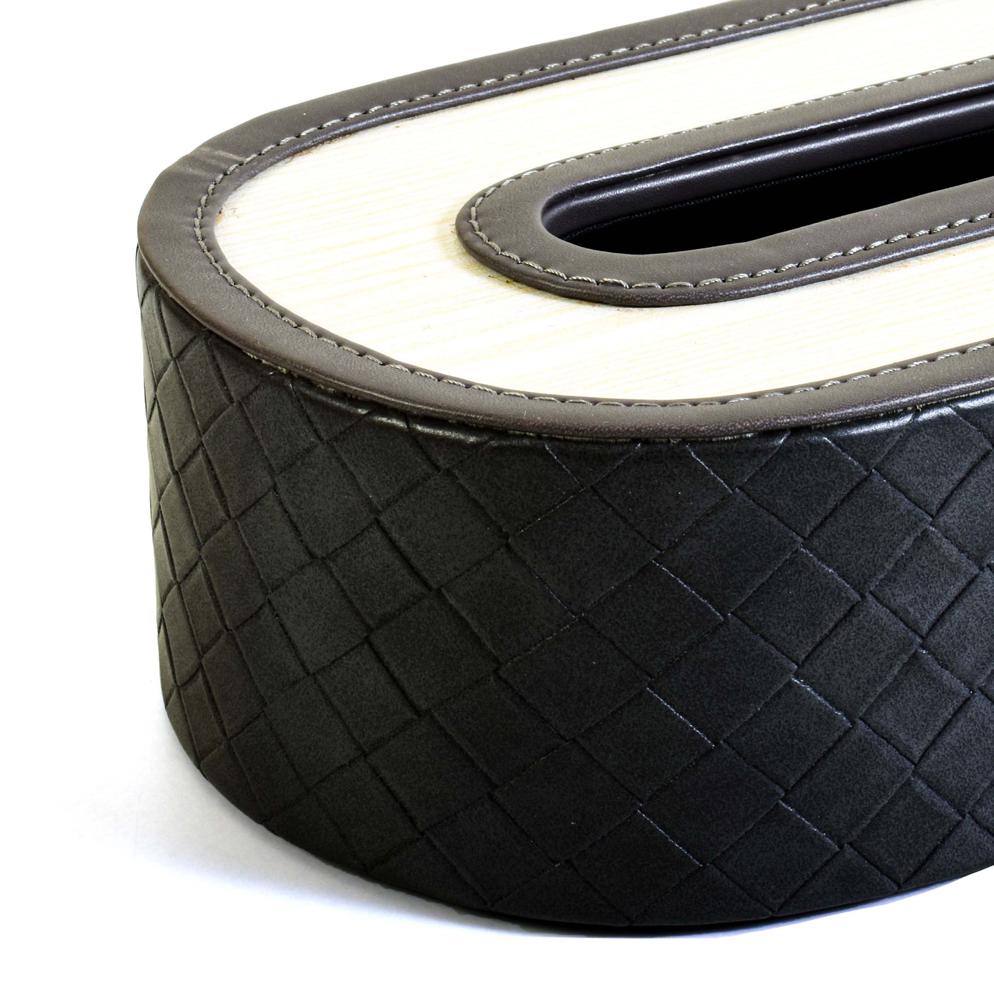Leatherette Tissue Holder | Grey | Capsule Ichkan