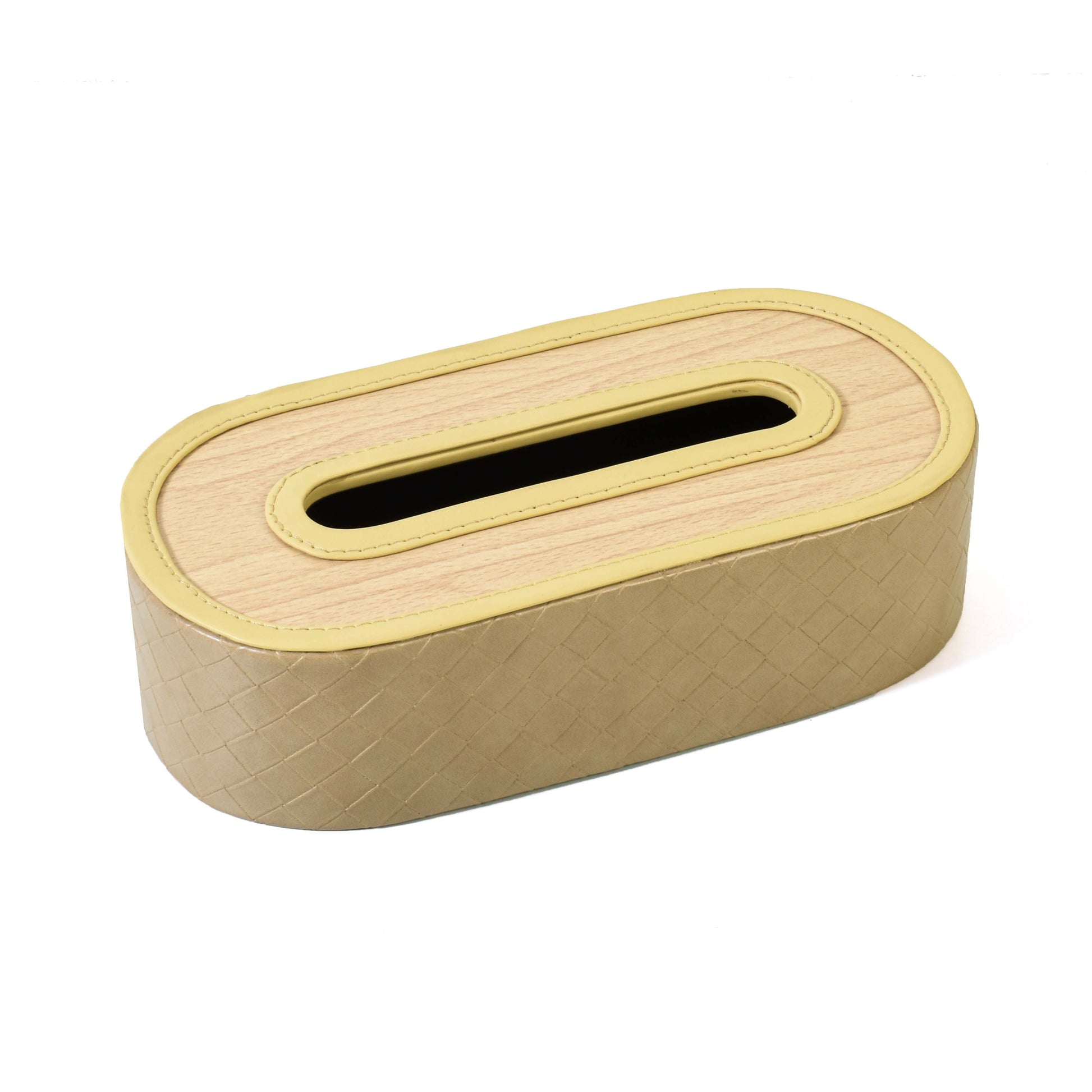 Leatherette Tissue Holder | Ivory | Capsule Ichkan