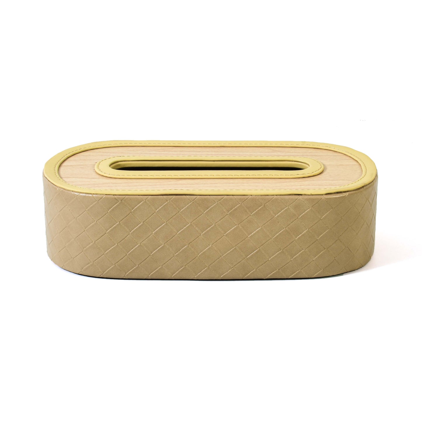 Leatherette Tissue Holder | Ivory | Capsule Ichkan