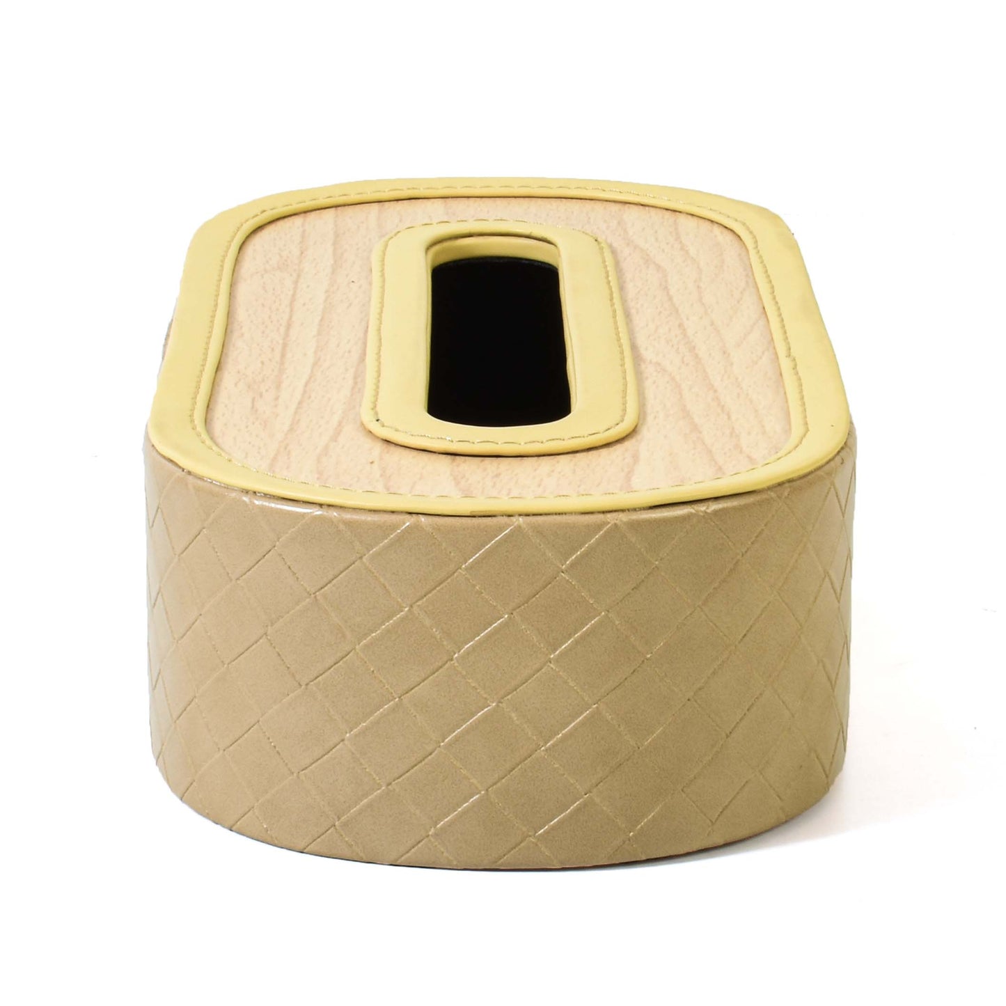 Leatherette Tissue Holder | Ivory | Capsule Ichkan