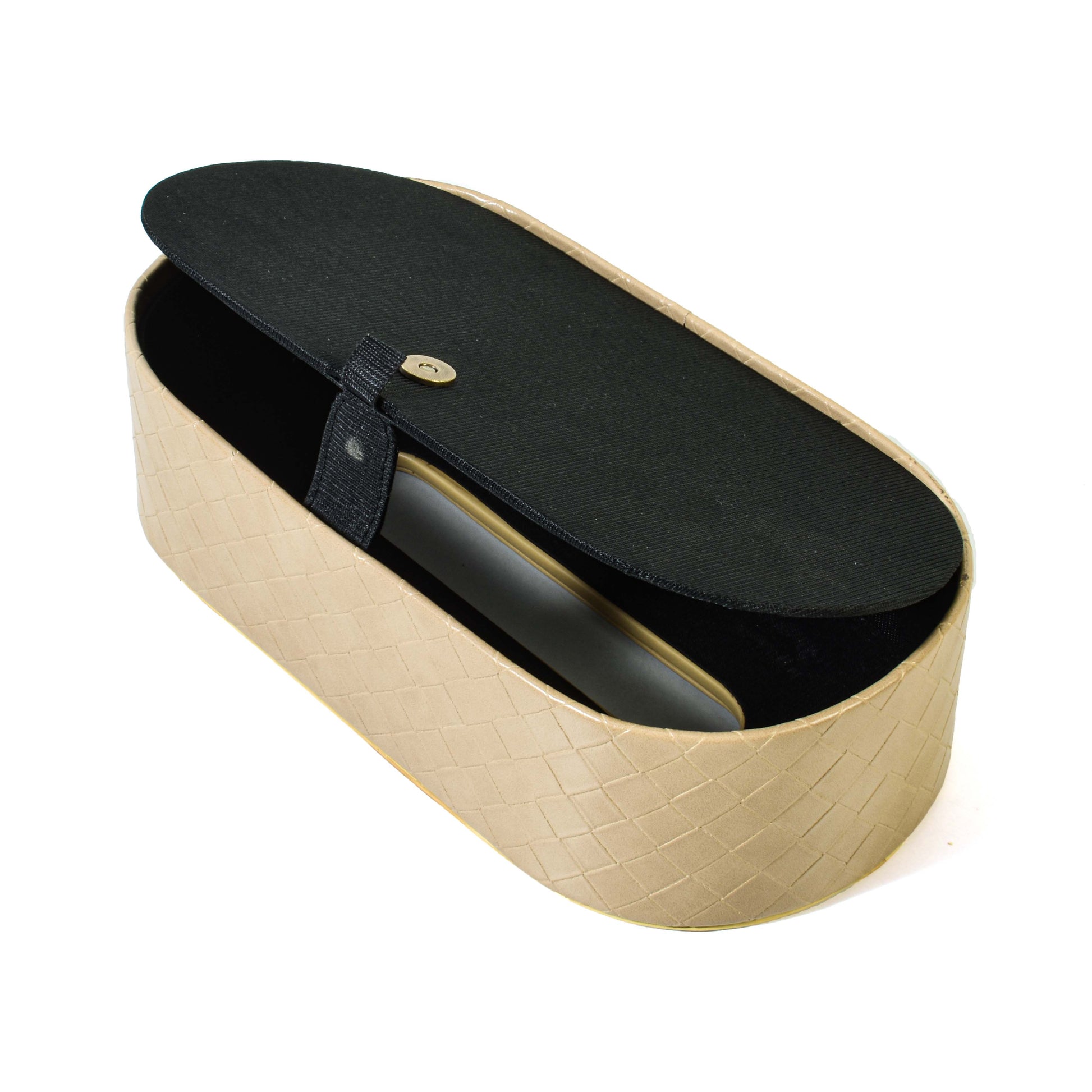 Leatherette Tissue Holder | Ivory | Capsule Ichkan
