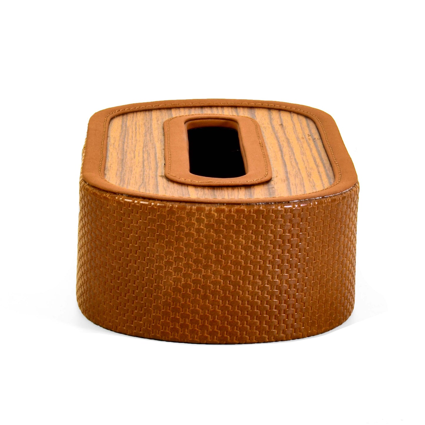 Leatherette Tissue Holder | Tan | Capsule Ichkan